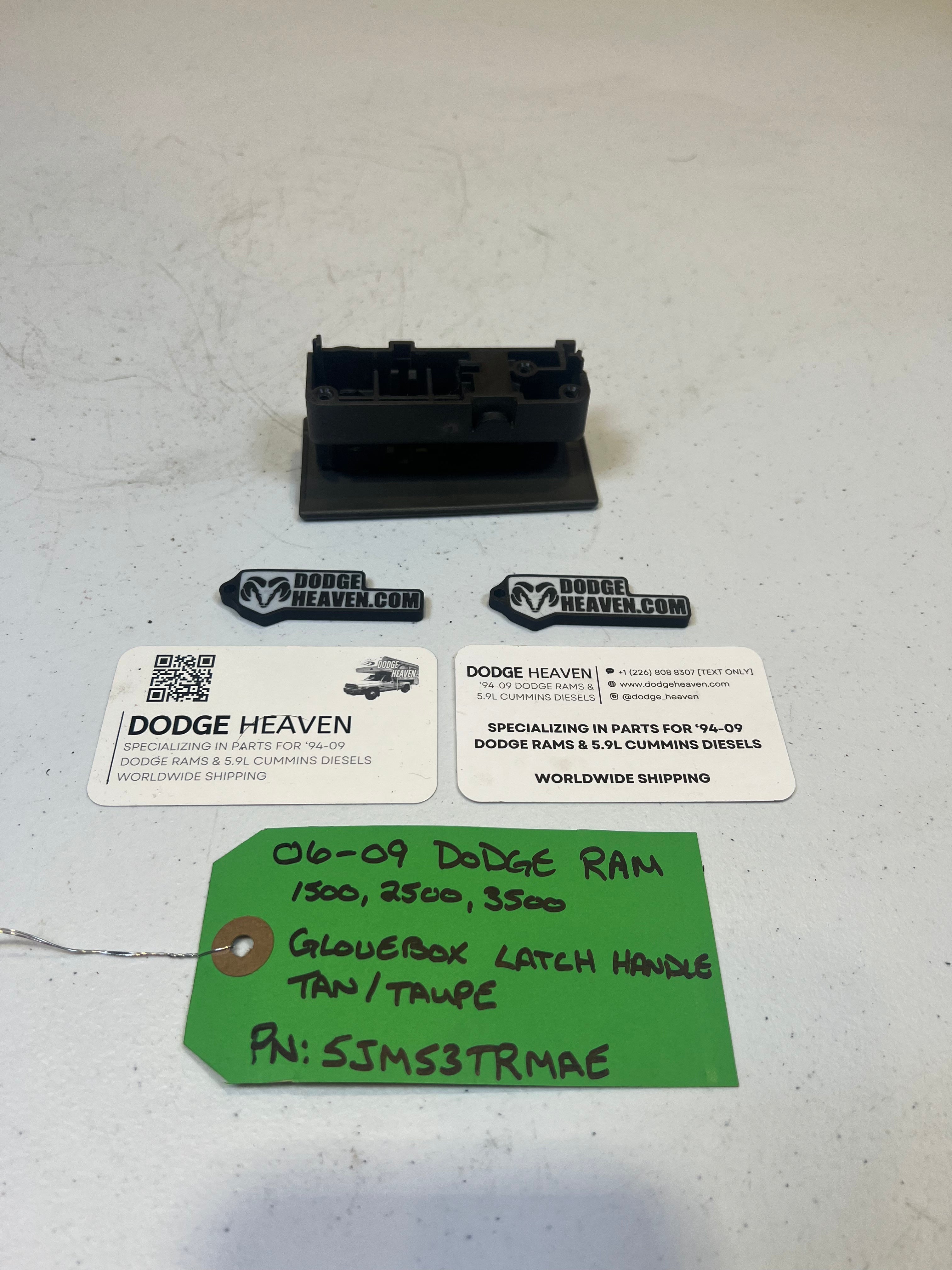 2006-2009 Dodge Ram 1500 2500 3500 Glove Box Latch / Handle Tan / Taupe (OEM)