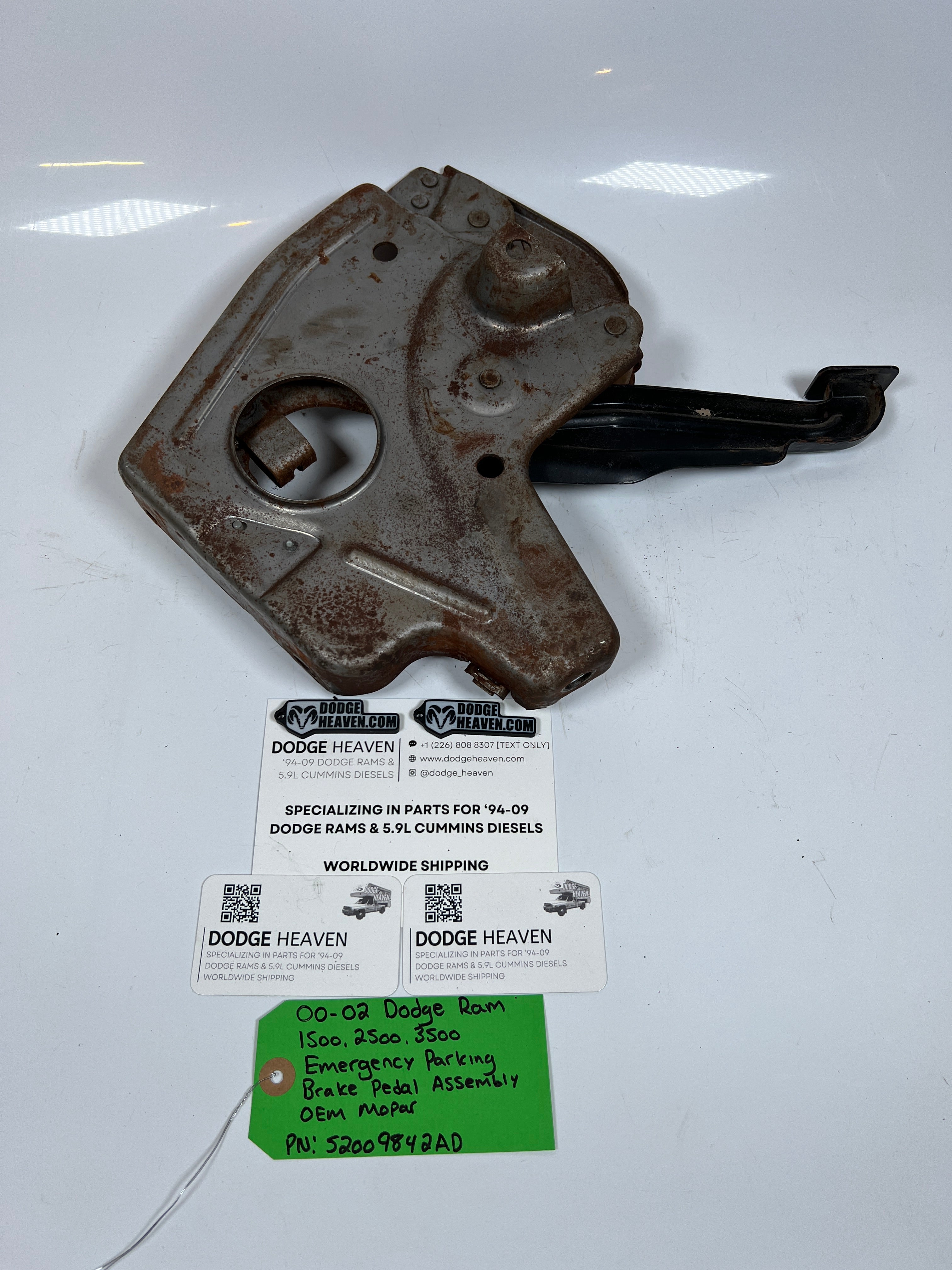 2000-2002 Dodge Ram 1500 2500 3500 Emergency Brake Pedal Assembly (OEM)