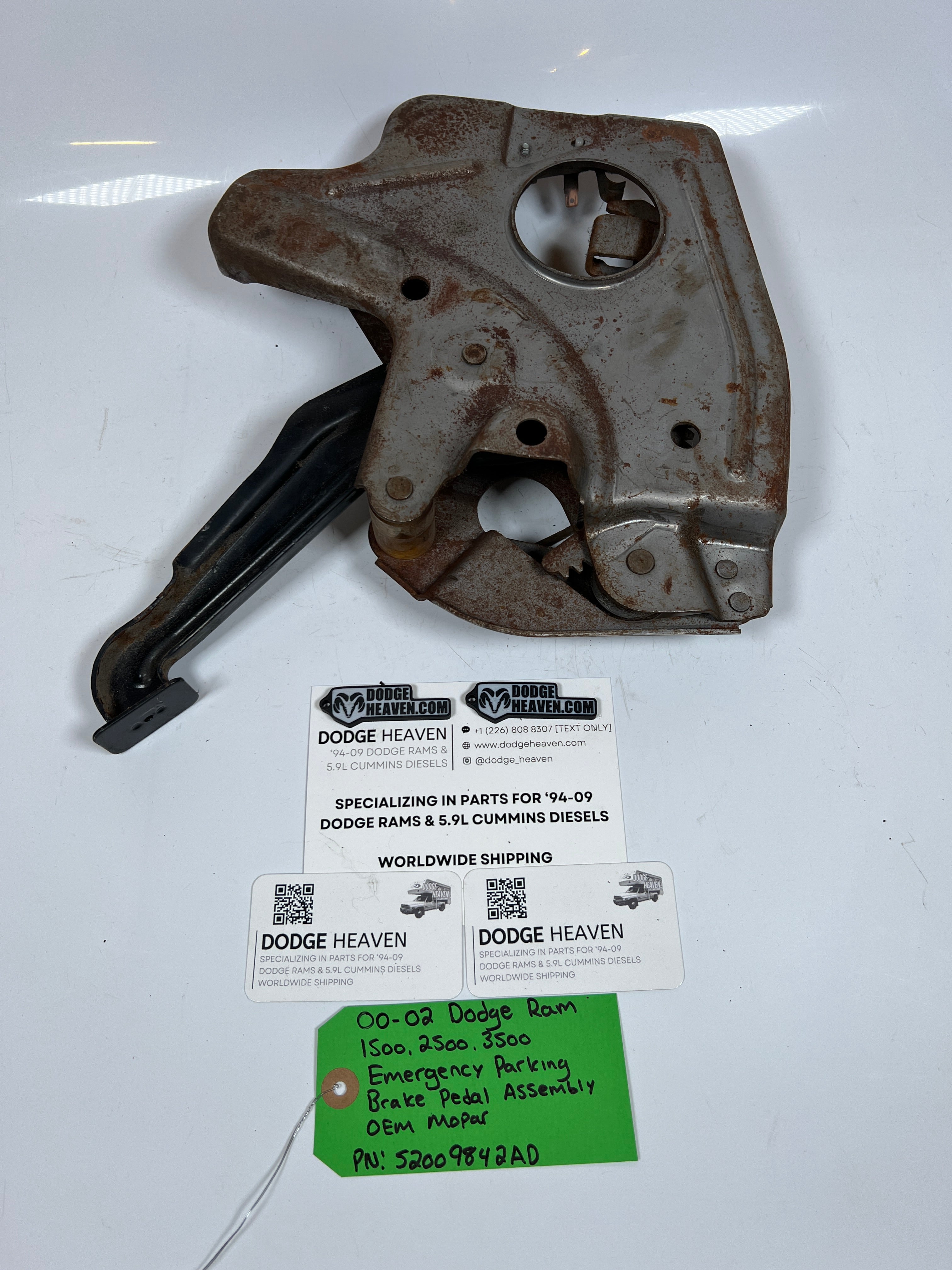 2000-2002 Dodge Ram 1500 2500 3500 Emergency Brake Pedal Assembly (OEM)