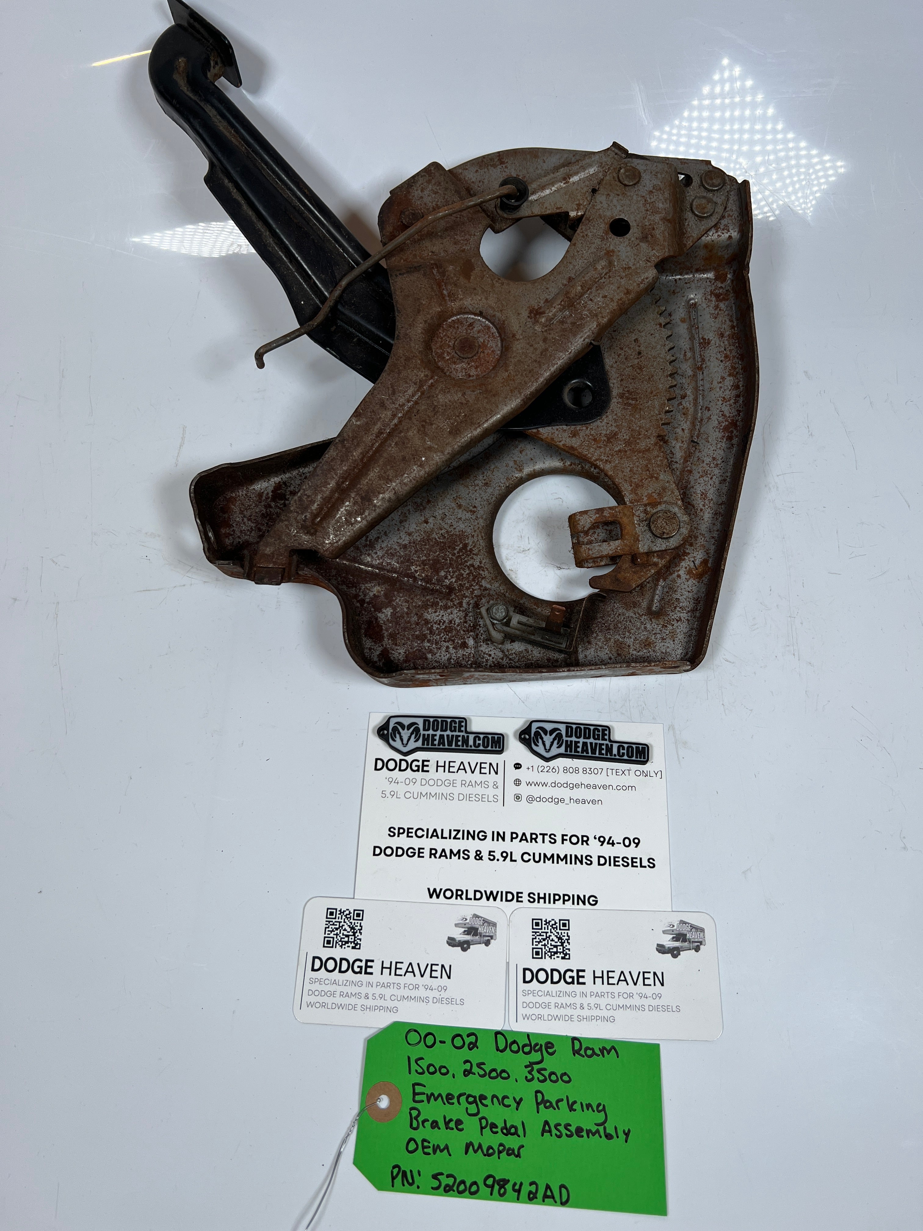 2000-2002 Dodge Ram 1500 2500 3500 Emergency Brake Pedal Assembly (OEM)
