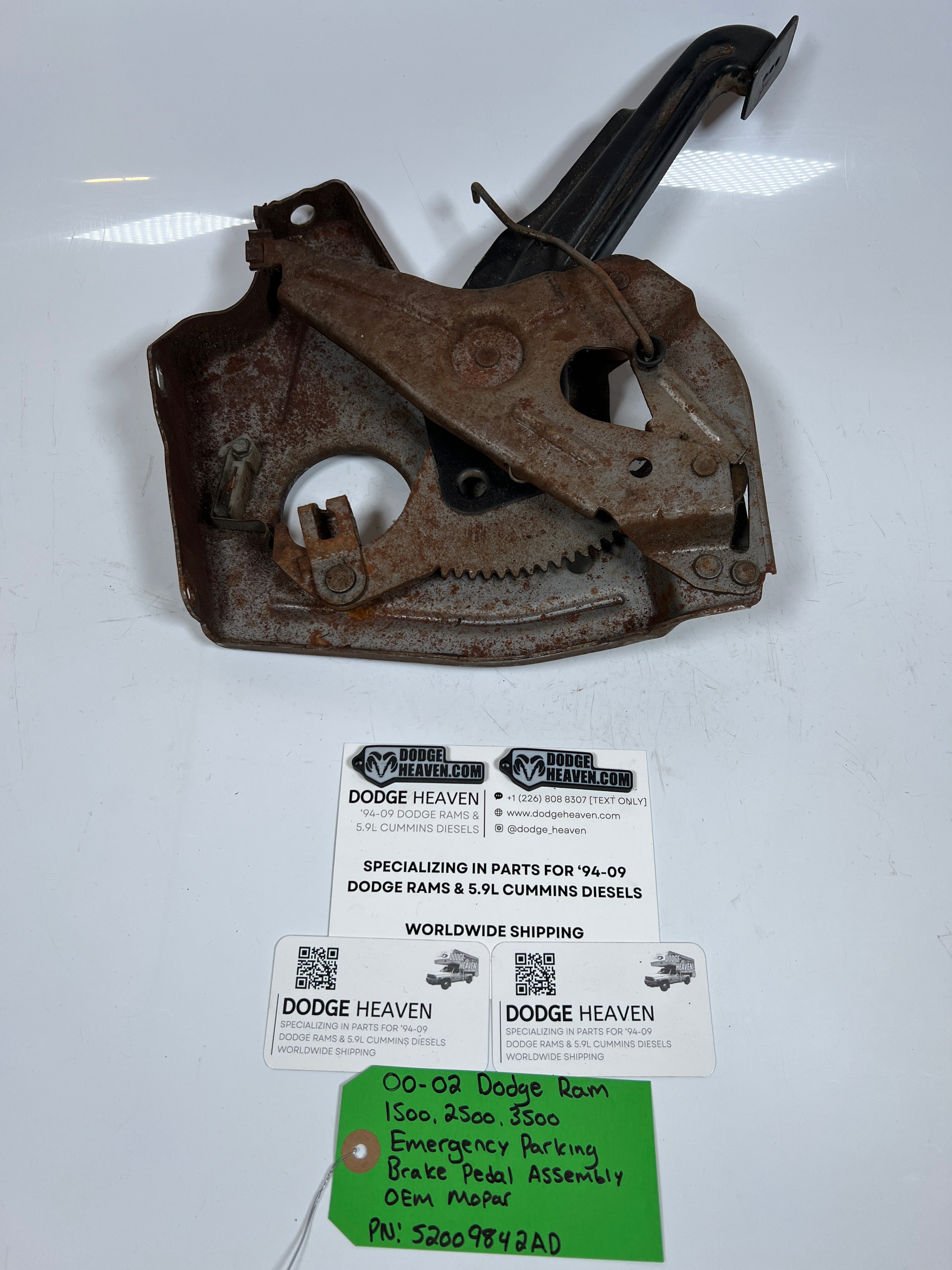 2000-2002 Dodge Ram 1500 2500 3500 Emergency Brake Pedal Assembly (OEM)