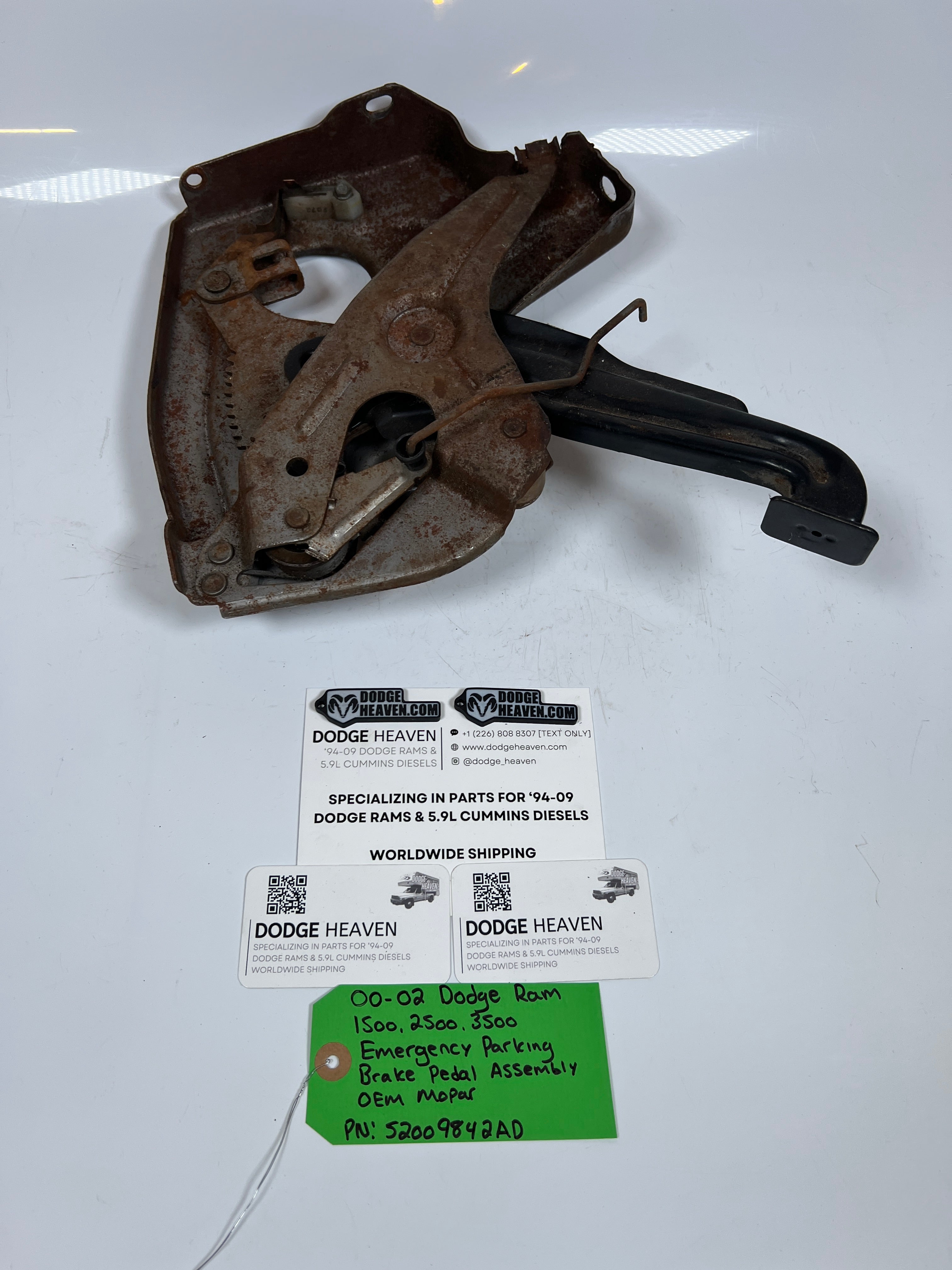 2000-2002 Dodge Ram 1500 2500 3500 Emergency Brake Pedal Assembly (OEM)
