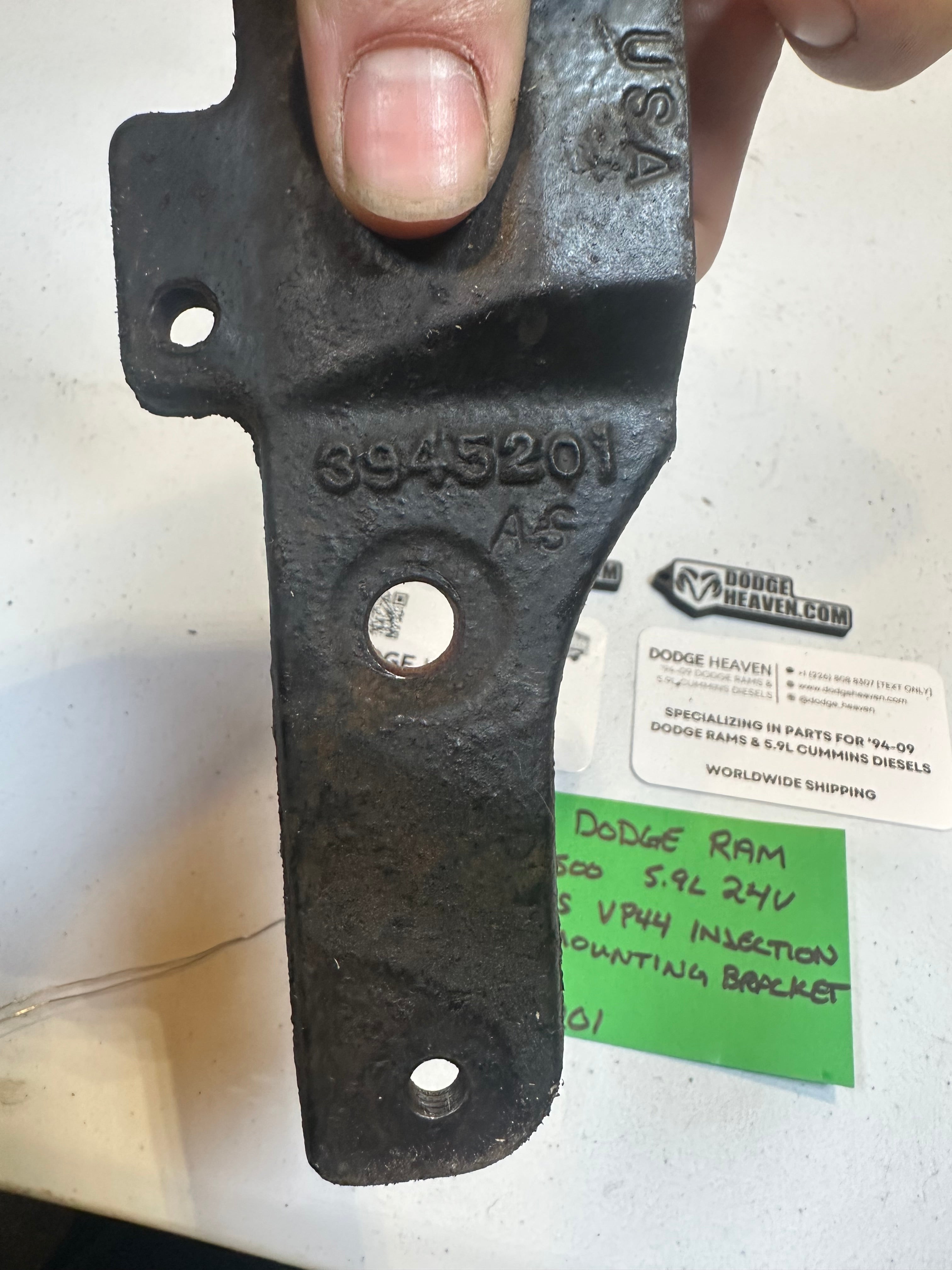 1998.5-2002 Dodge Ram VP44 Injection Pump Mounting Bracket 24V 5.9L (OEM)