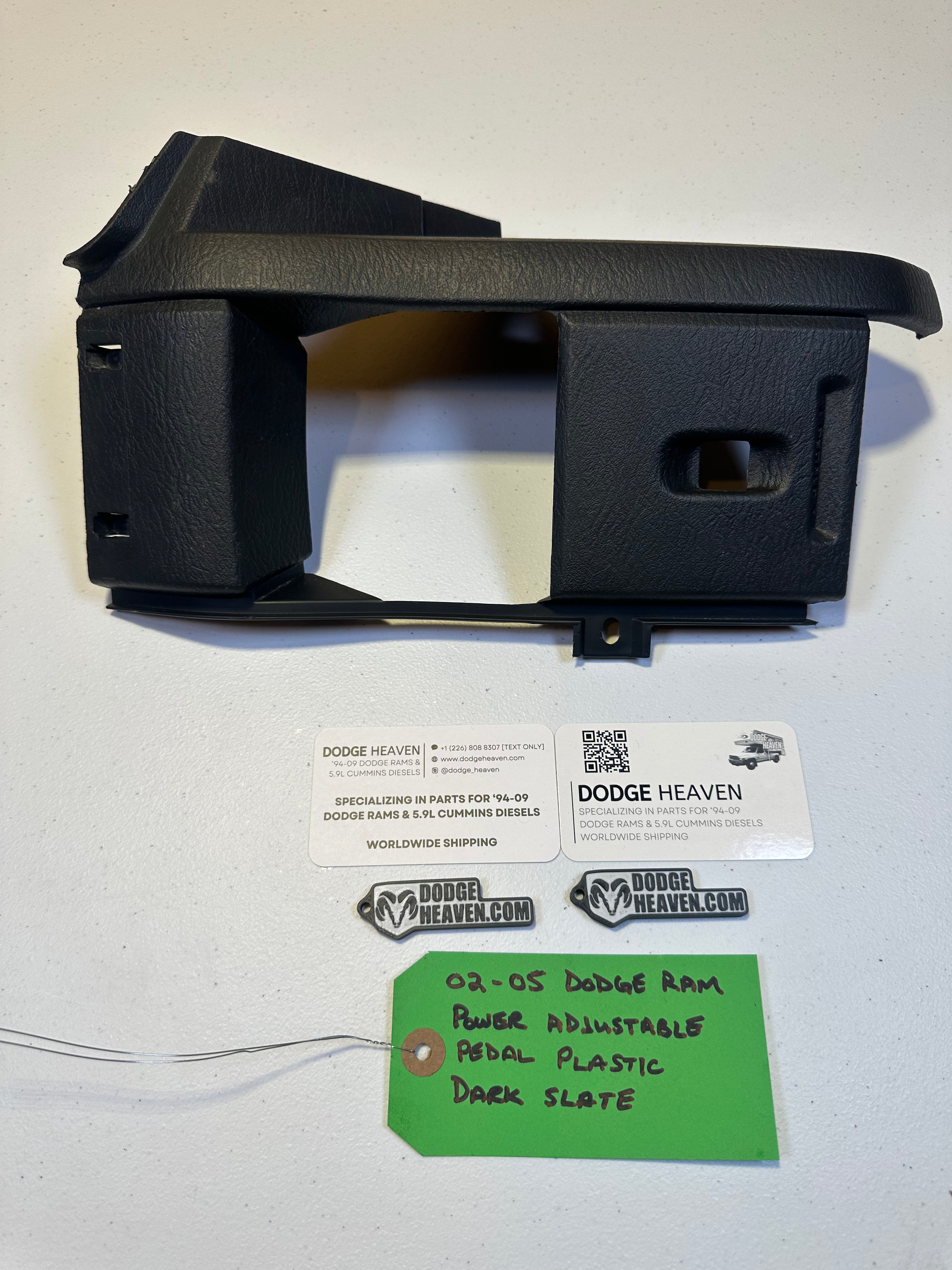 2002-2005 Dodge Ram Power Adjustable Pedal Trim Bezel  Slate Grey (OEM)