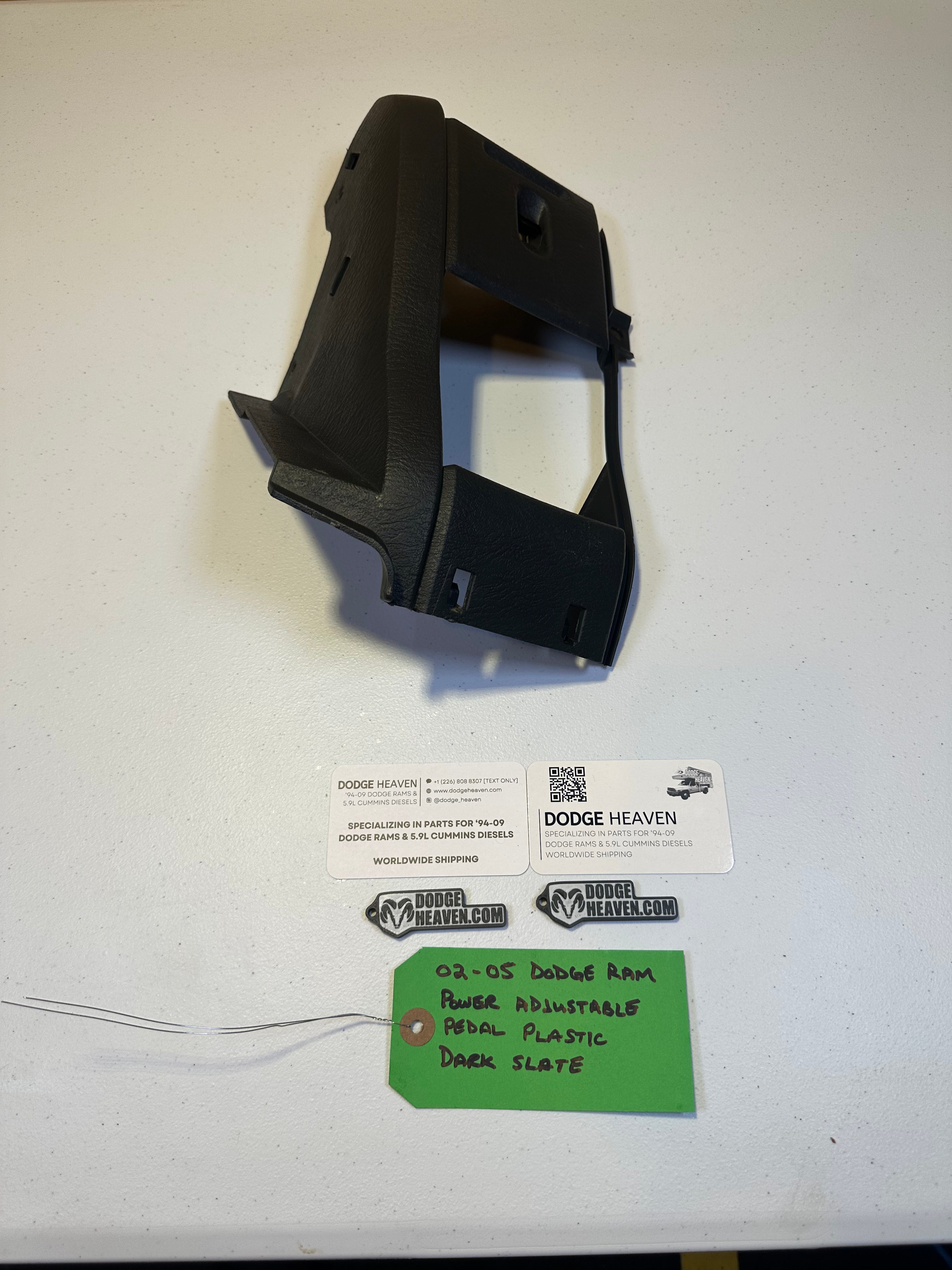 2002-2005 Dodge Ram Power Adjustable Pedal Trim Bezel  Slate Grey (OEM)