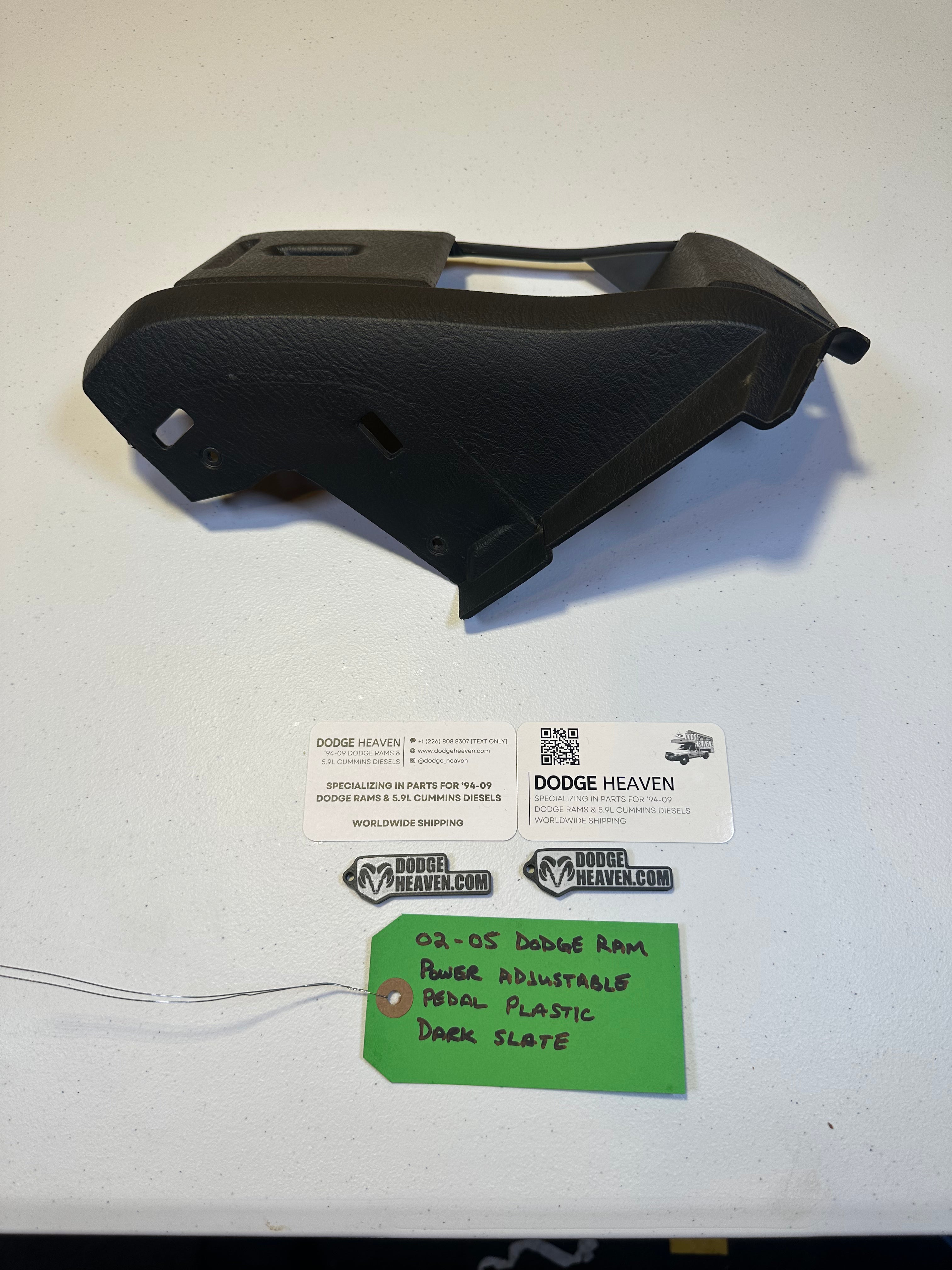 2002-2005 Dodge Ram Power Adjustable Pedal Trim Bezel  Slate Grey (OEM)