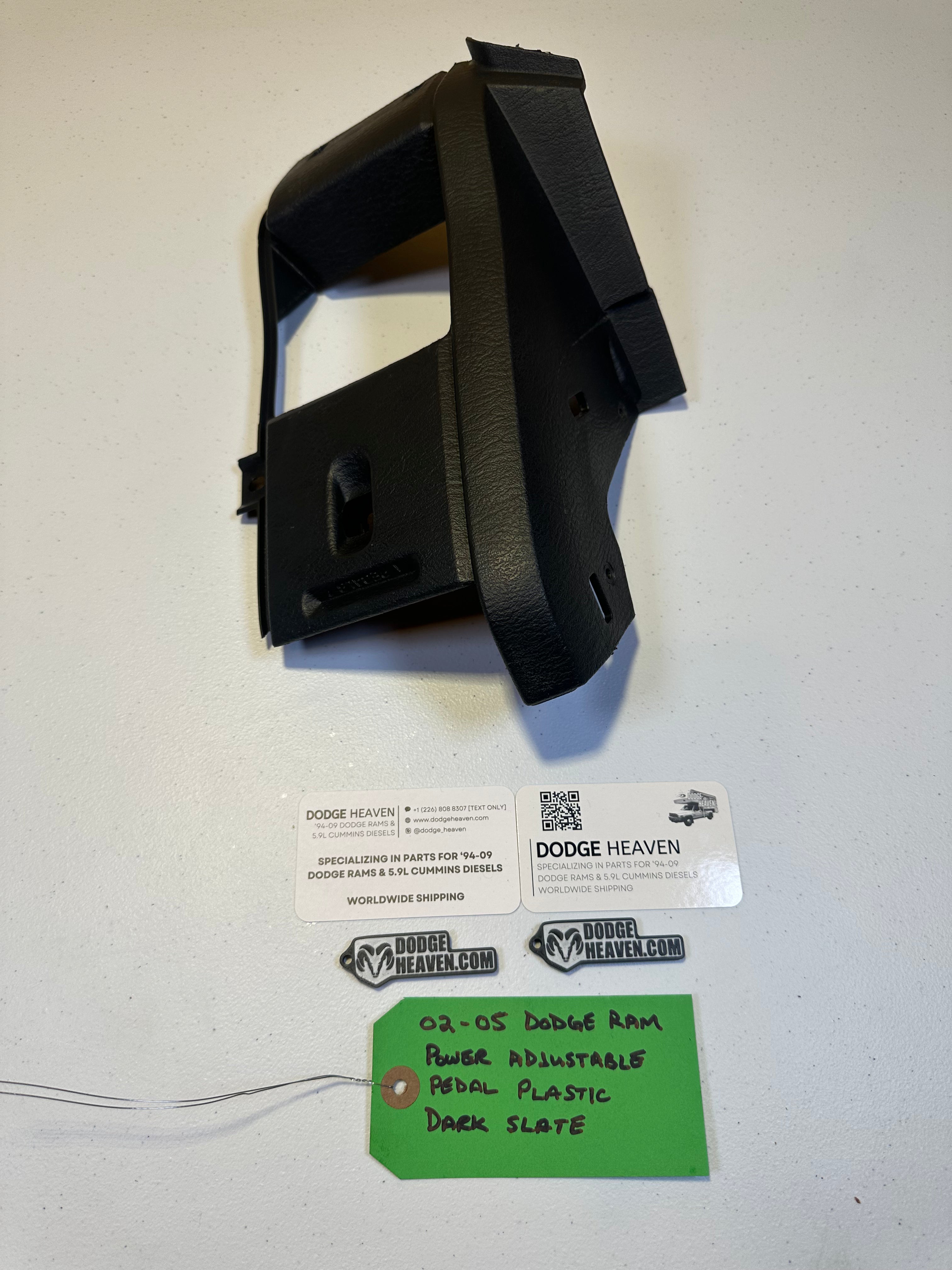 2002-2005 Dodge Ram Power Adjustable Pedal Trim Bezel  Slate Grey (OEM)