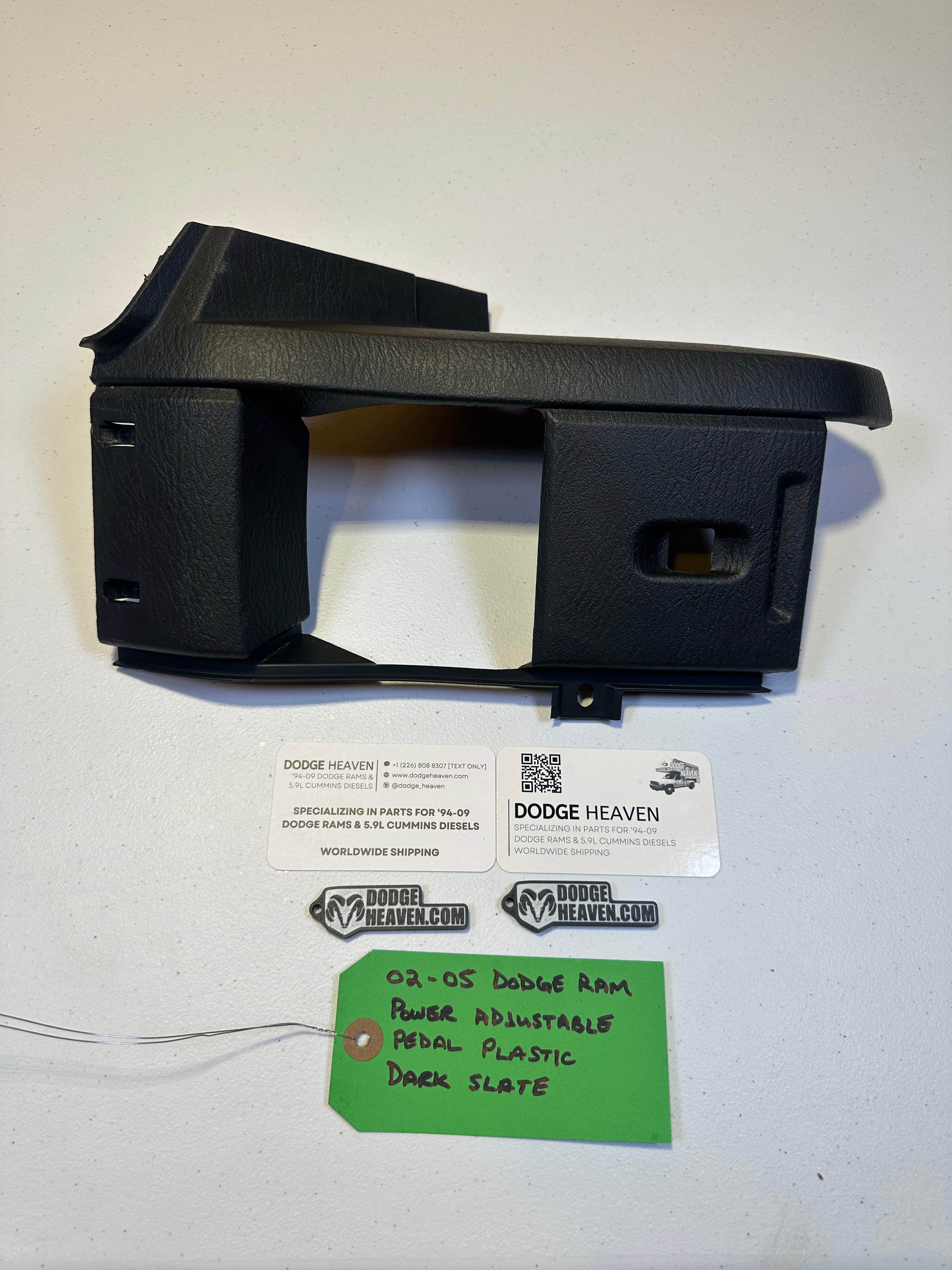 2002-2005 Dodge Ram Power Adjustable Pedal Trim Bezel  Slate Grey (OEM)