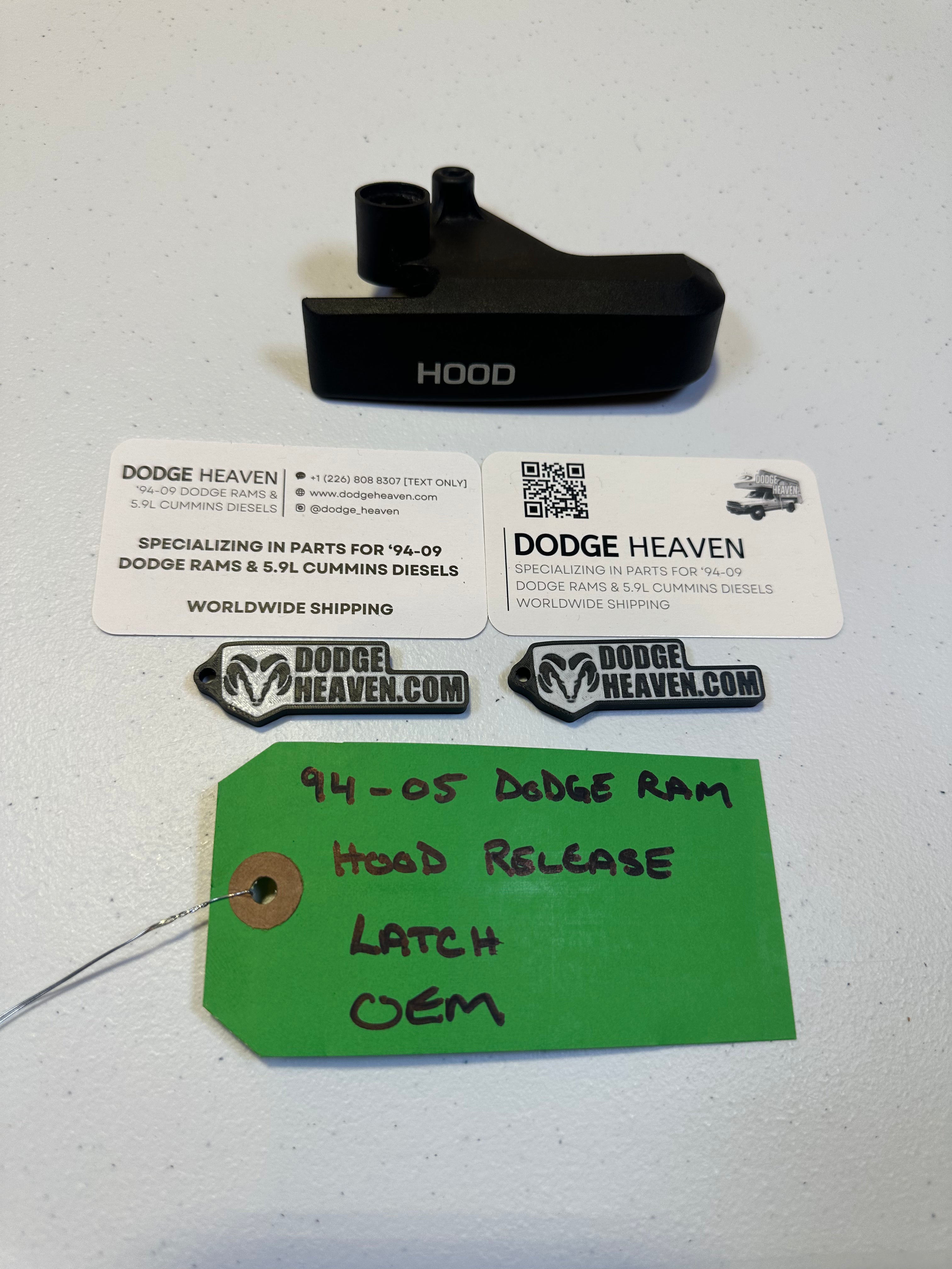 1994-2005 Dodge Ram 1500 2500 3500 Hood Release Latch Handle (OEM)