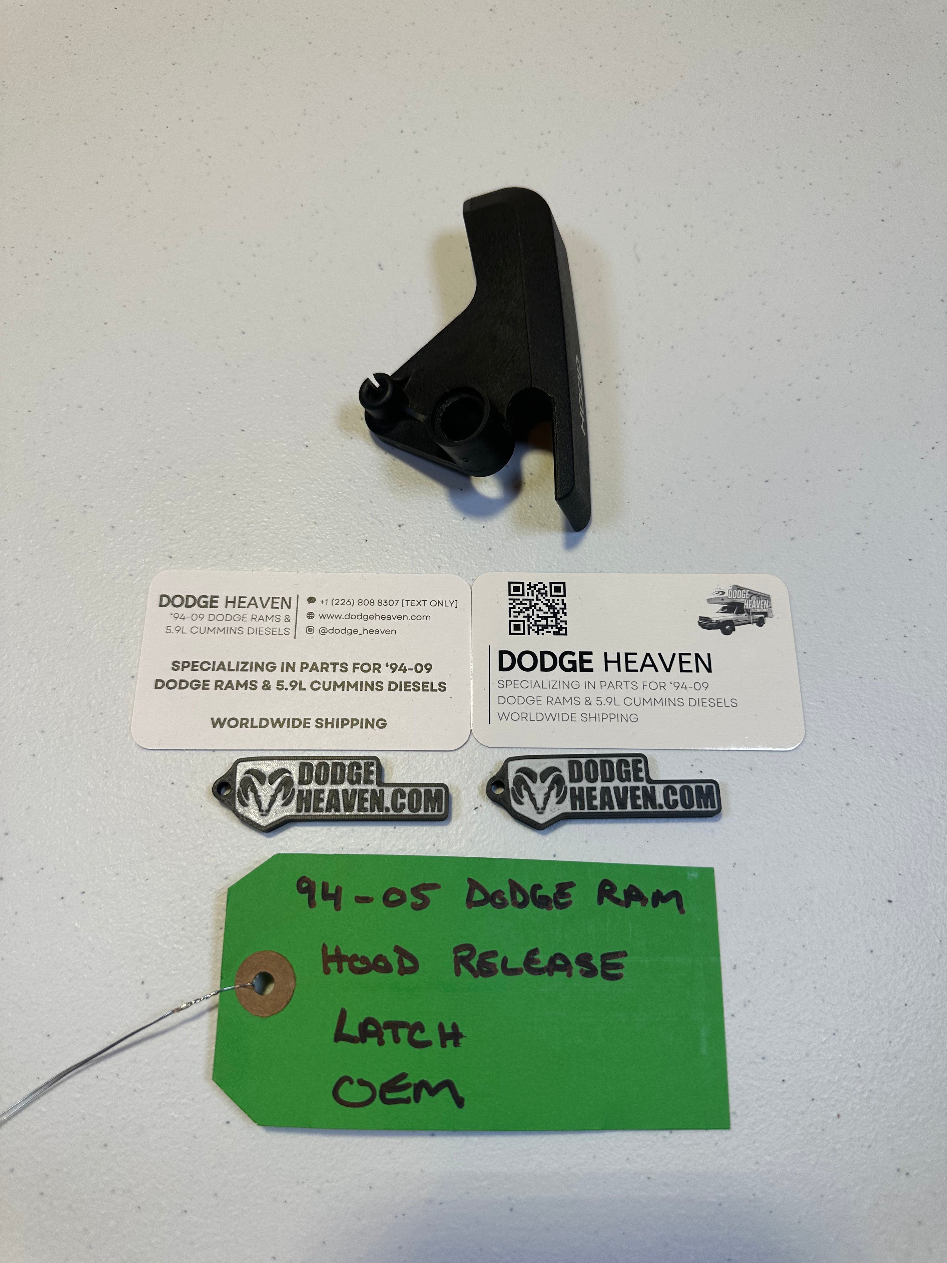 1994-2005 Dodge Ram 1500 2500 3500 Hood Release Latch Handle (OEM)