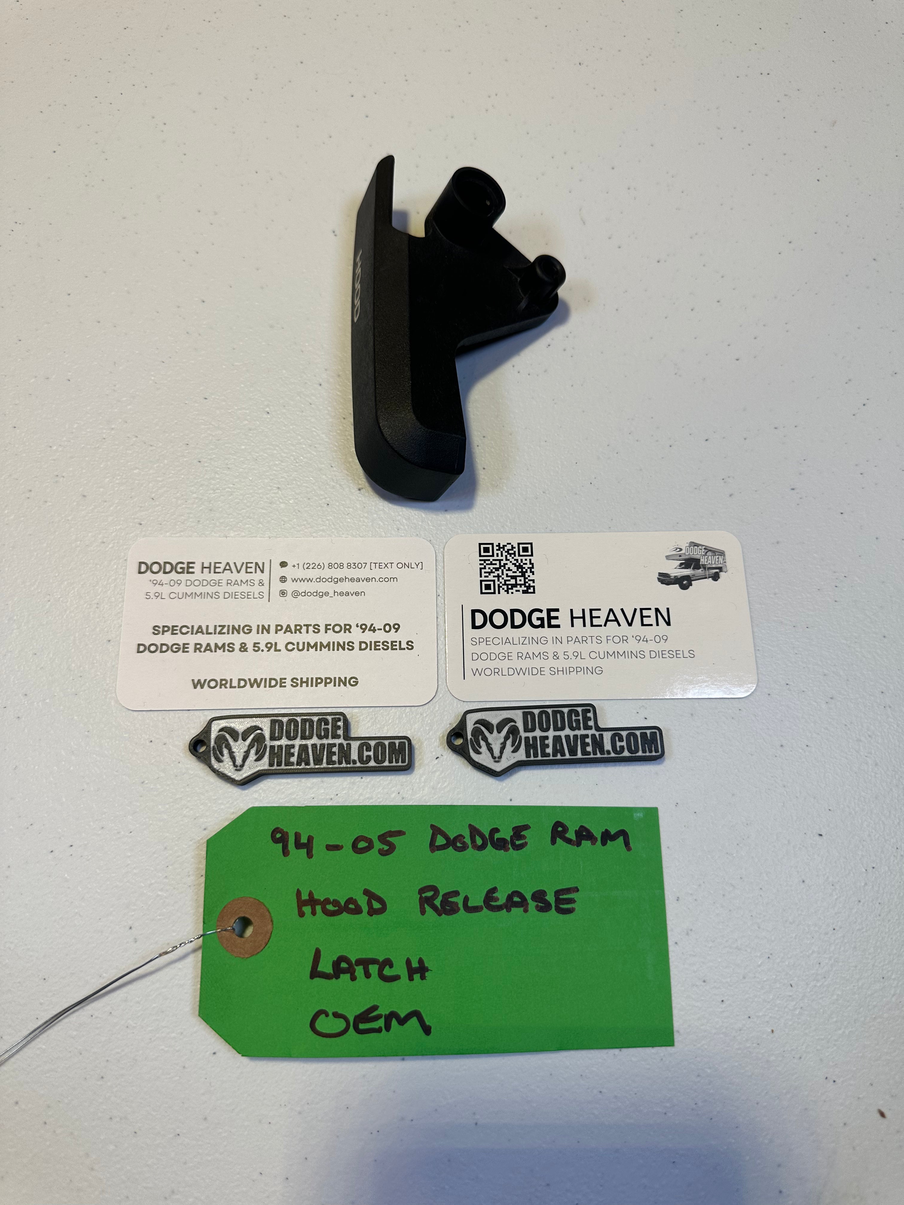 1994-2005 Dodge Ram 1500 2500 3500 Hood Release Latch Handle (OEM)