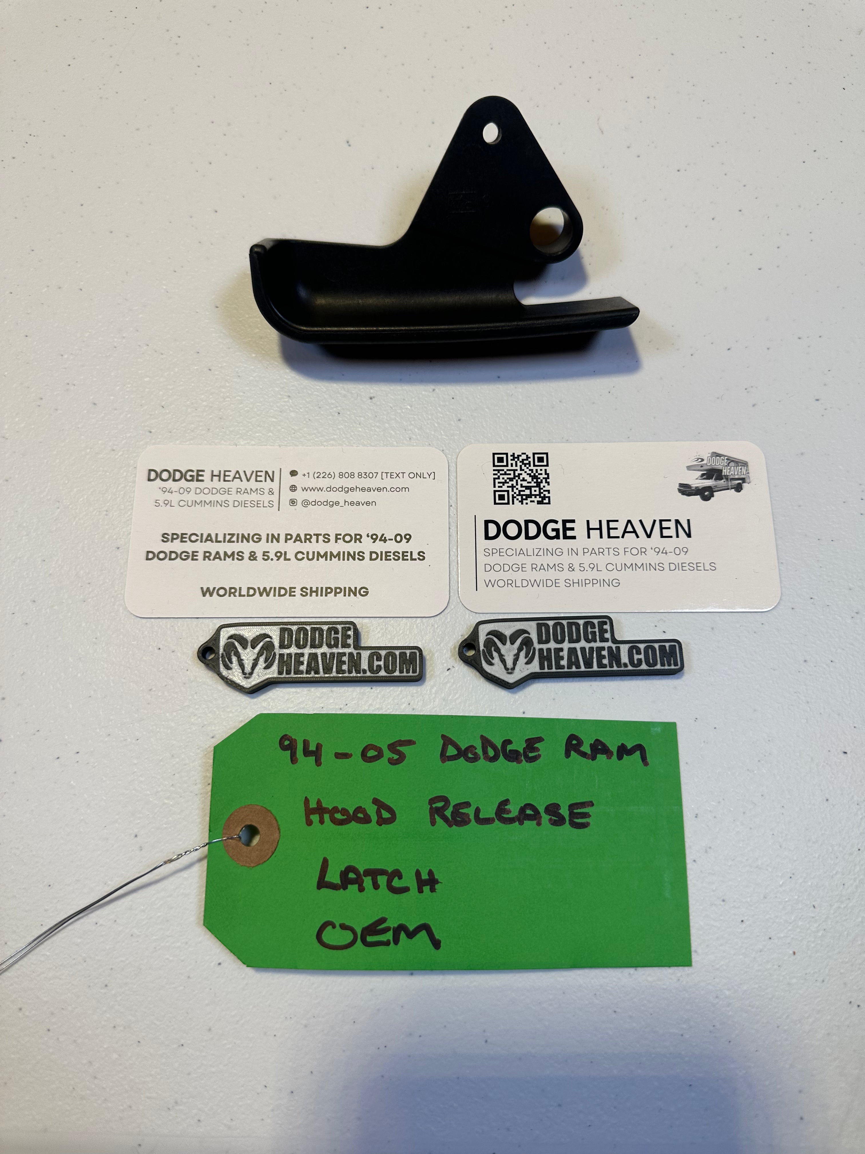 1994-2005 Dodge Ram 1500 2500 3500 Hood Release Latch Handle (OEM)