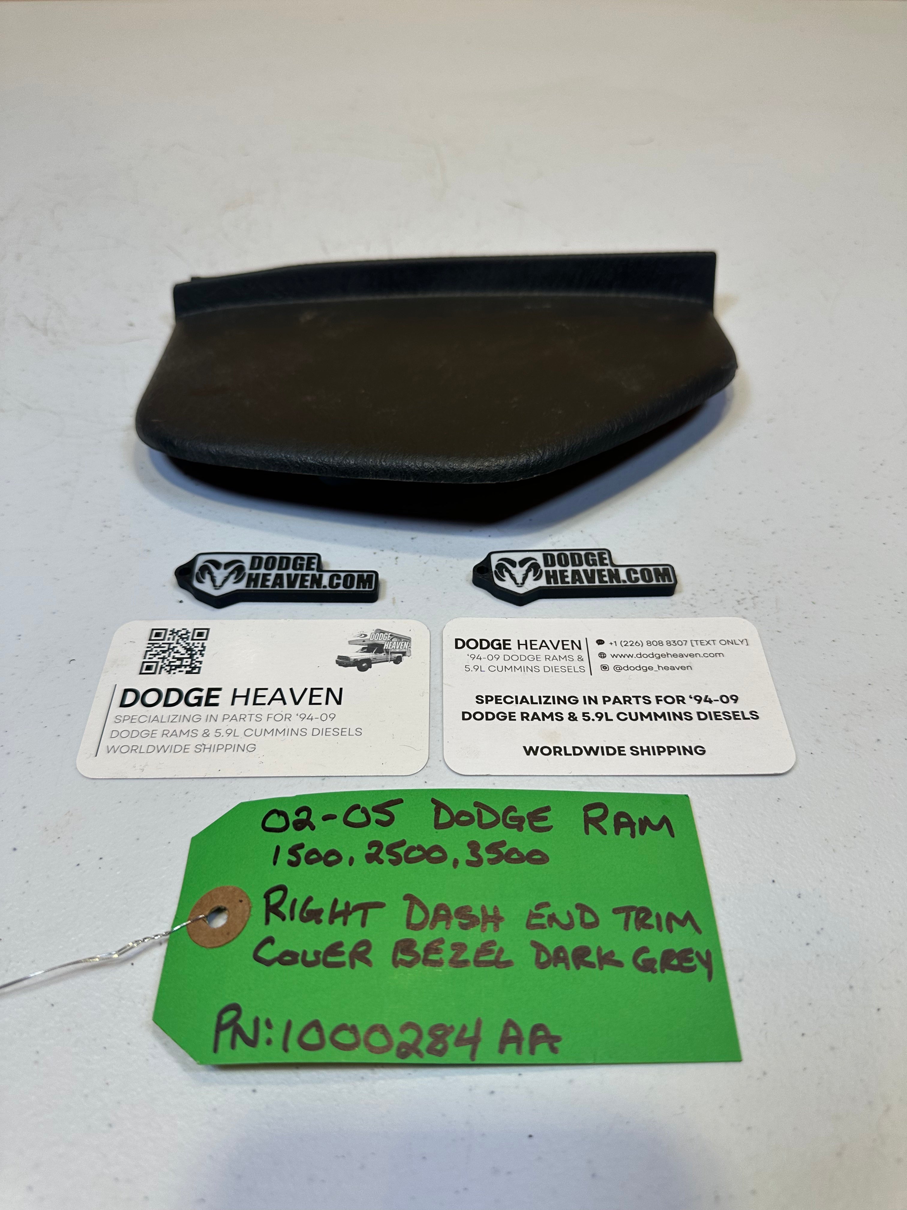 2002-2005 Dodge Ram Dash Side End Cap Trim Panel Passenger-Side (OEM)