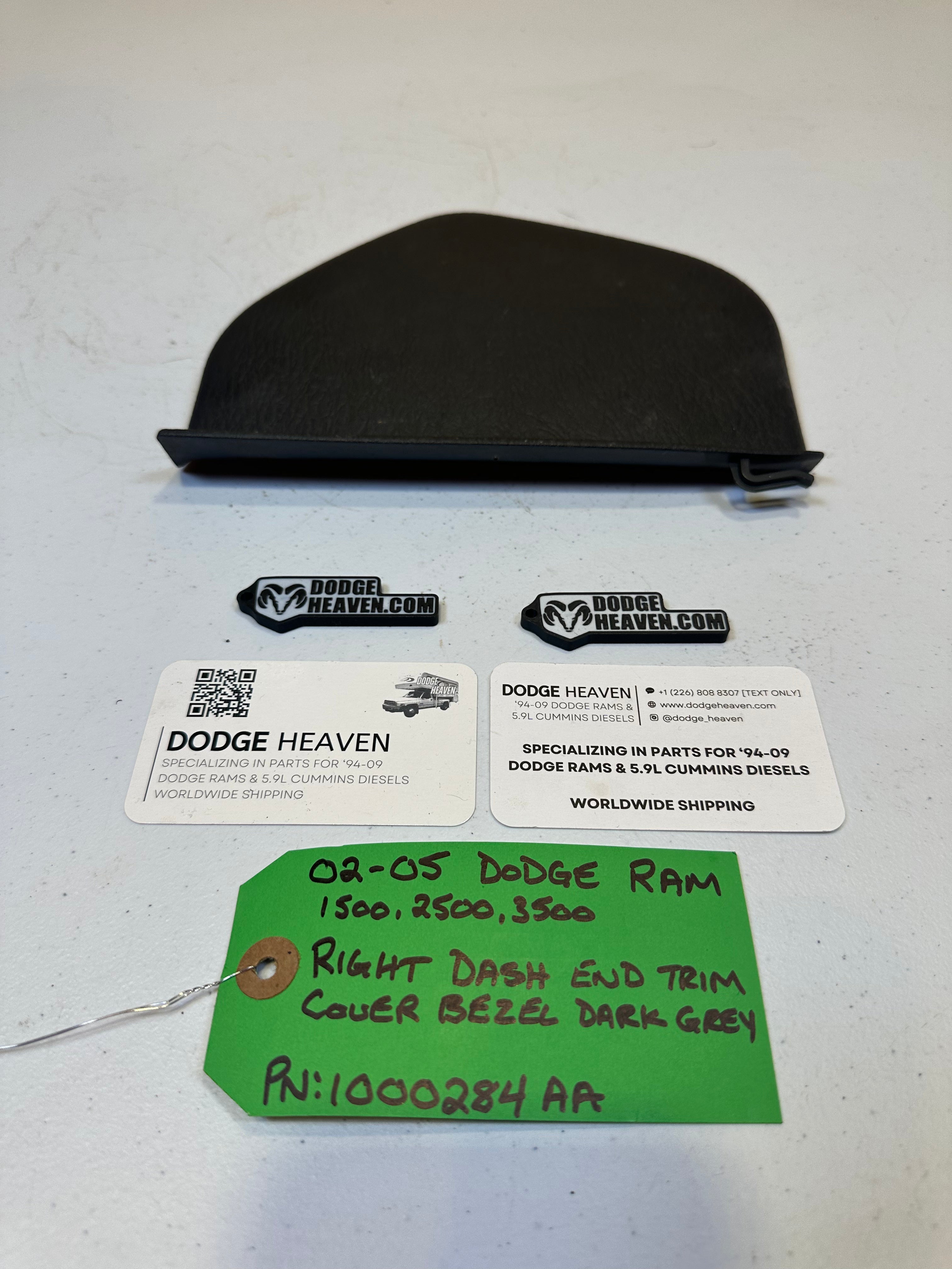 2002-2005 Dodge Ram Dash Side End Cap Trim Panel Passenger-Side (OEM)