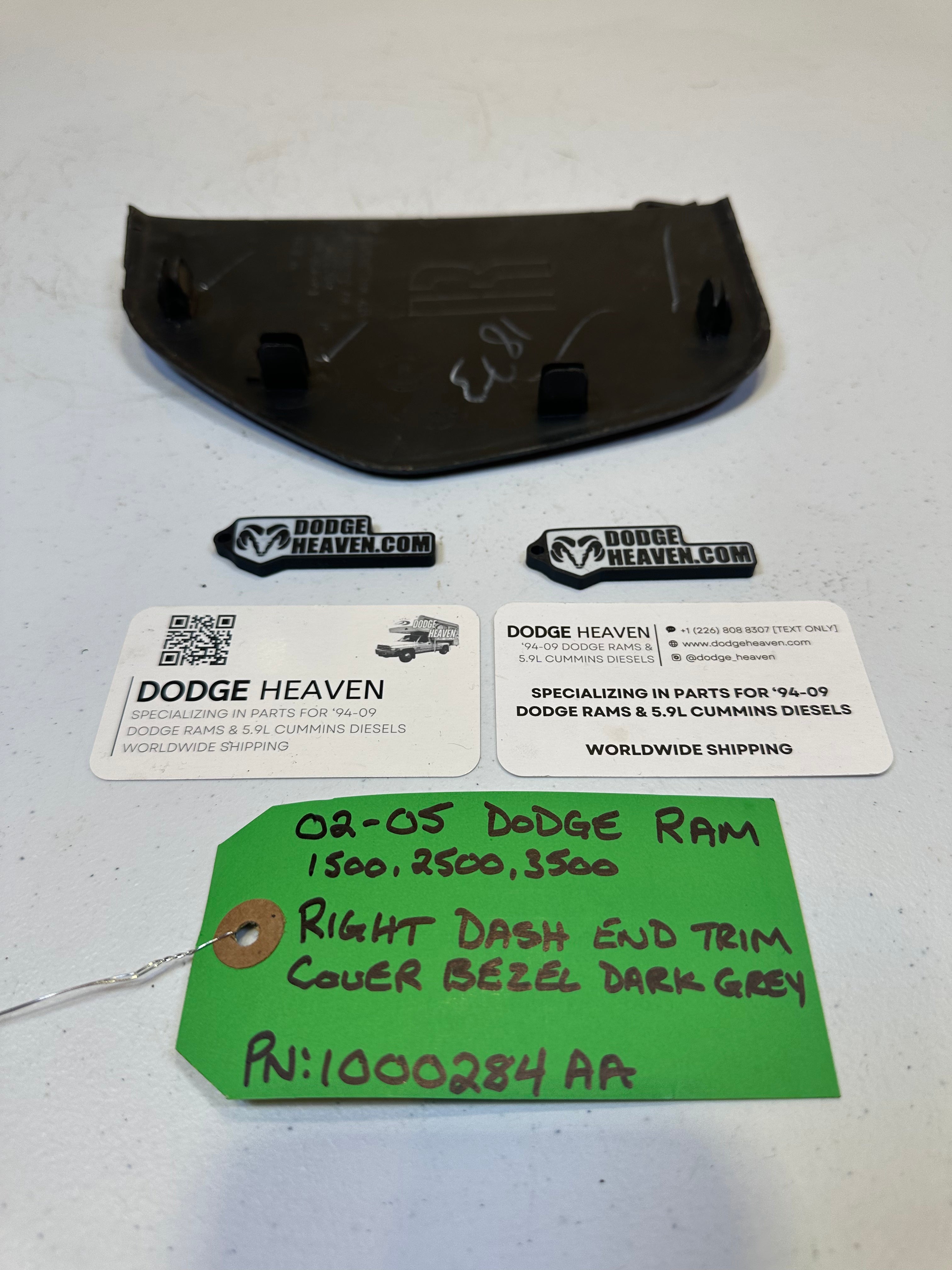 2002-2005 Dodge Ram Dash Side End Cap Trim Panel Passenger-Side (OEM)