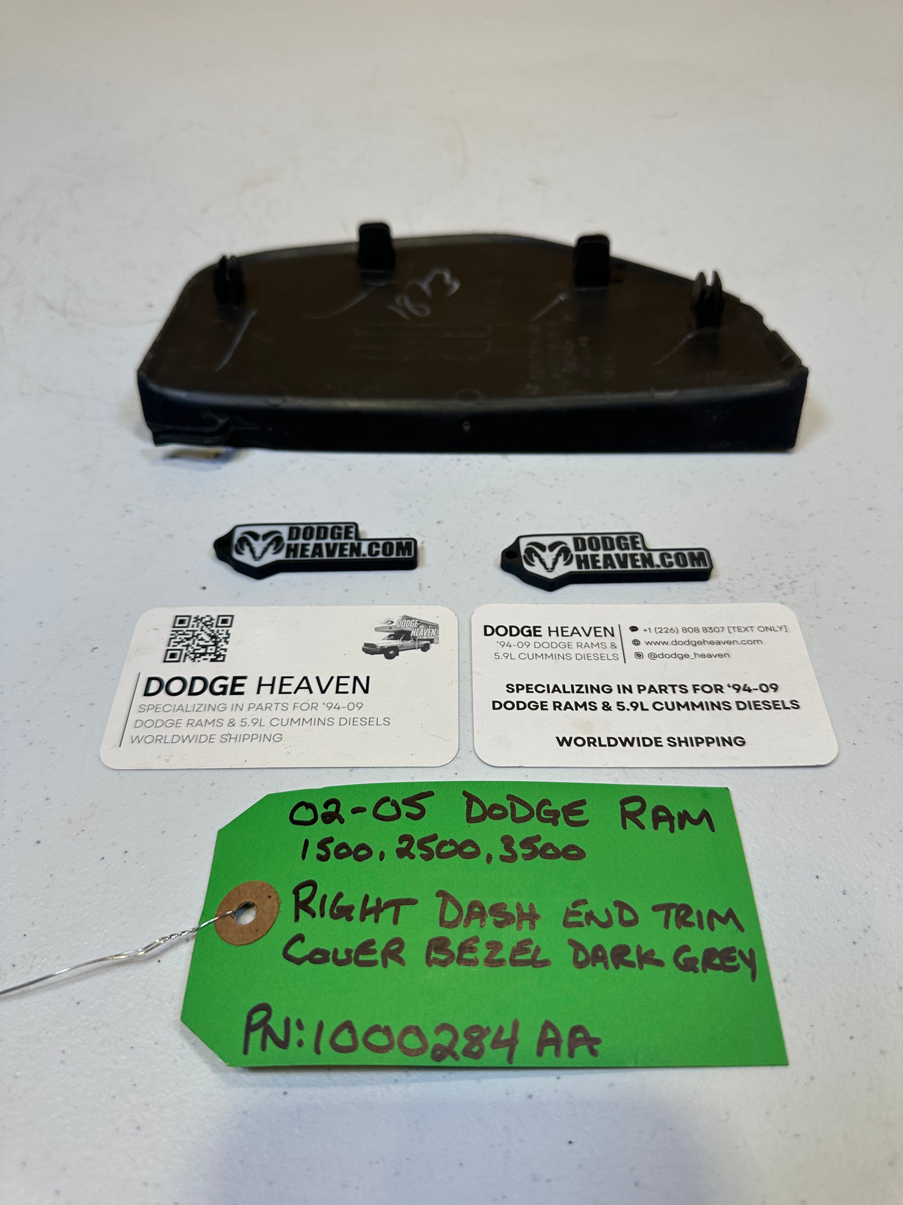 2002-2005 Dodge Ram Dash Side End Cap Trim Panel Passenger-Side (OEM)