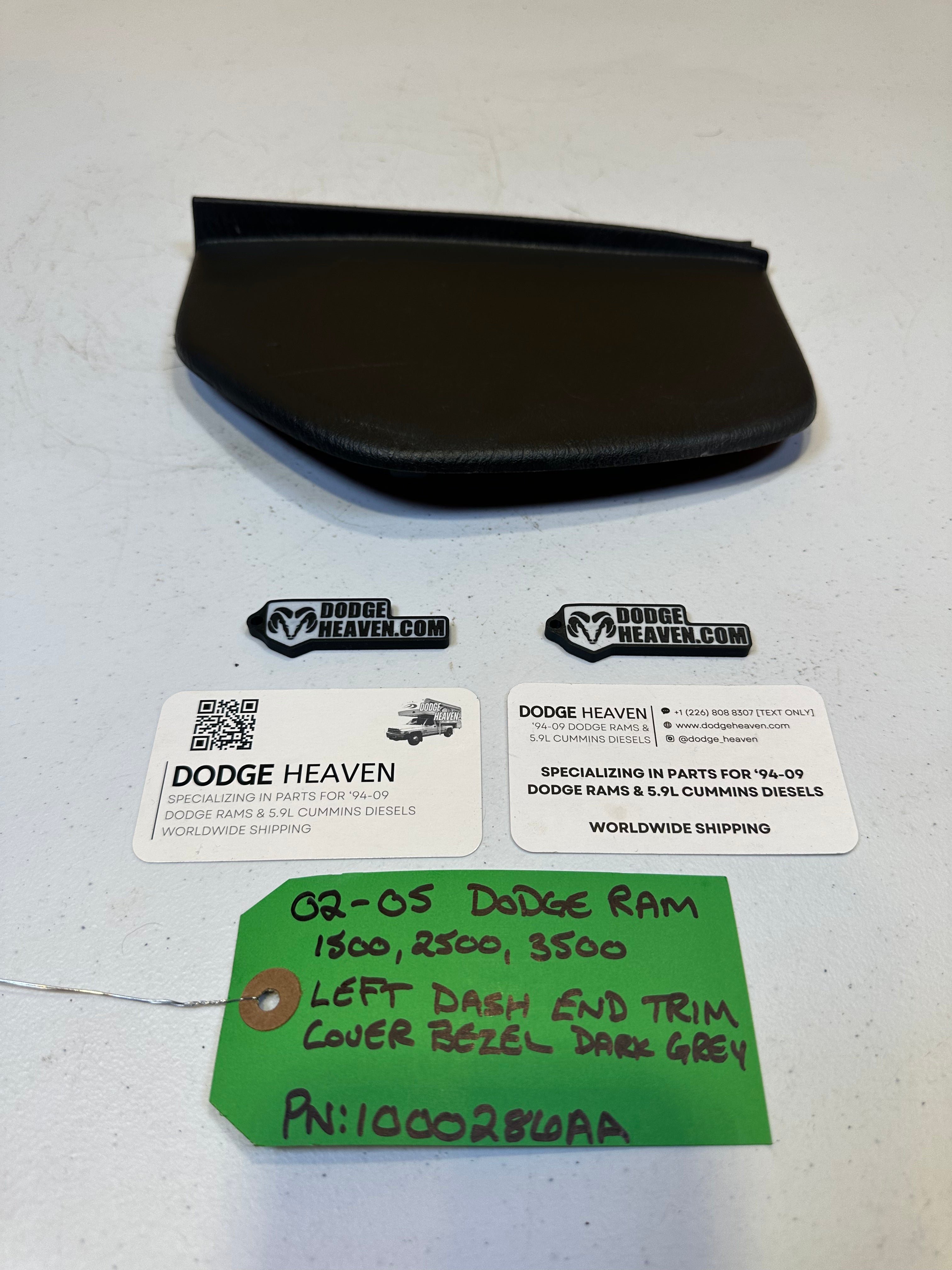 2002-2005 Dodge Ram Dash Side End Cap Trim Panel Driver-Side (OEM)