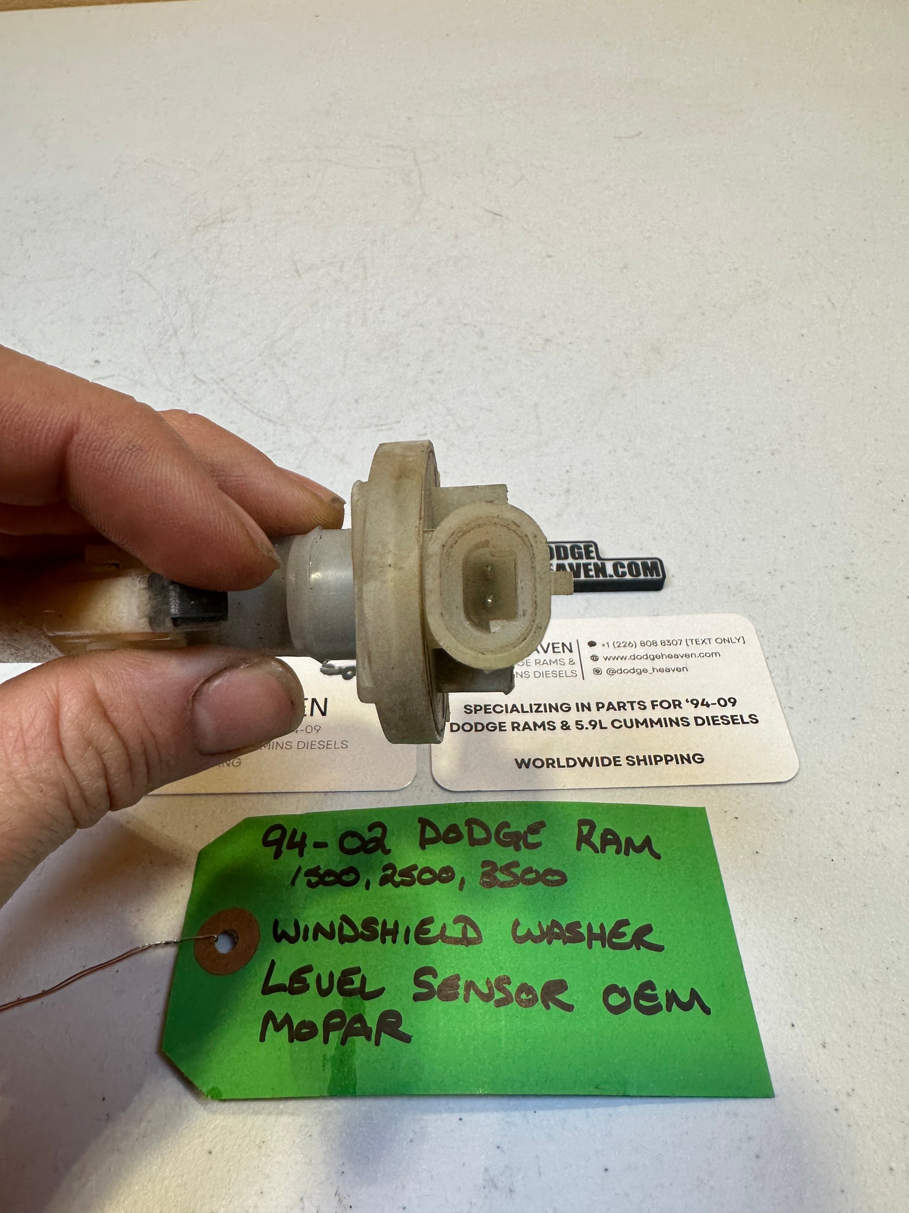 1994-2002 Dodge Ram 1500 2500 3500 Windshield Washer Level Sensor (OEM)