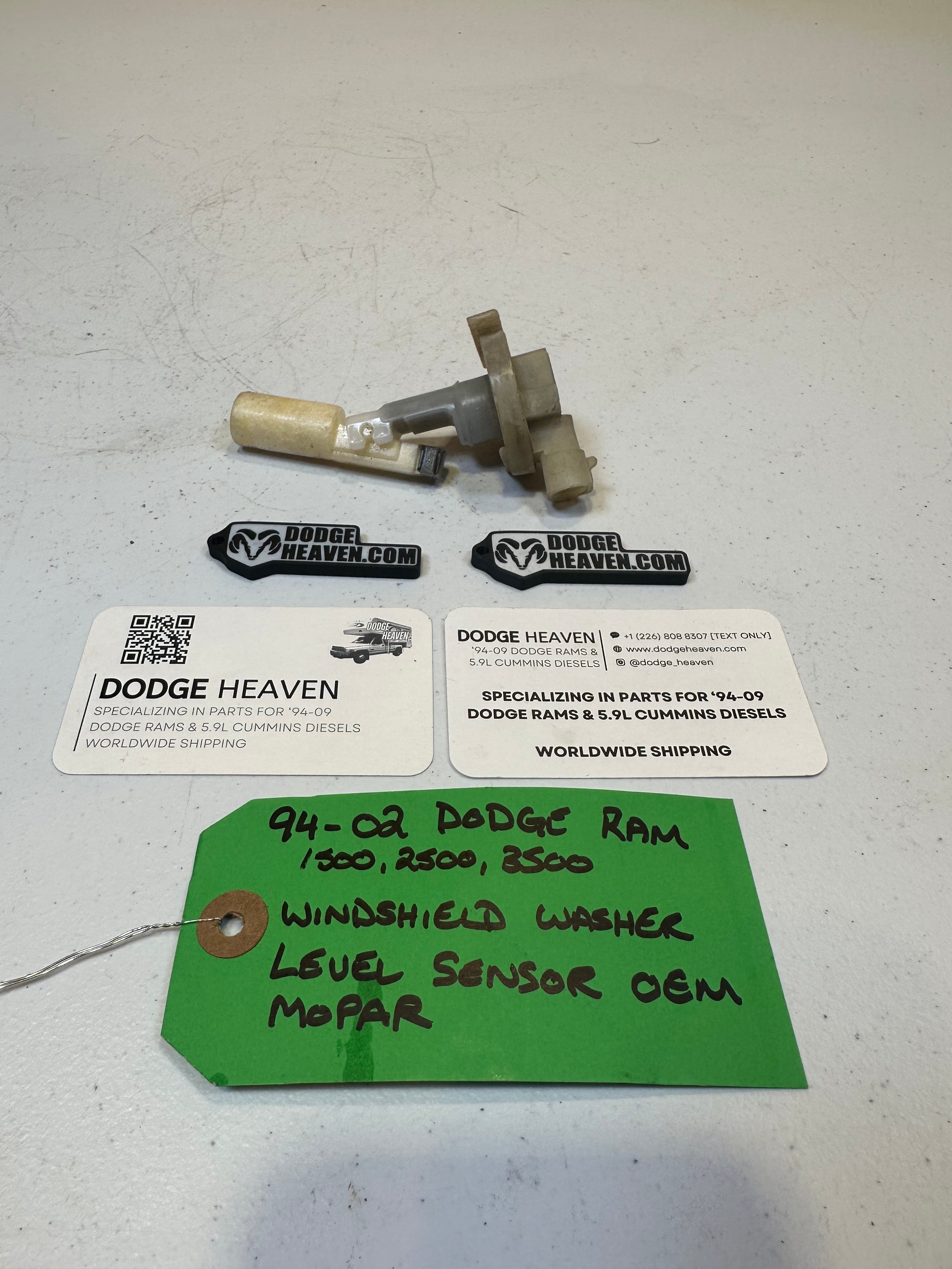 1994-2002 Dodge Ram 1500 2500 3500 Windshield Washer Level Sensor (OEM)