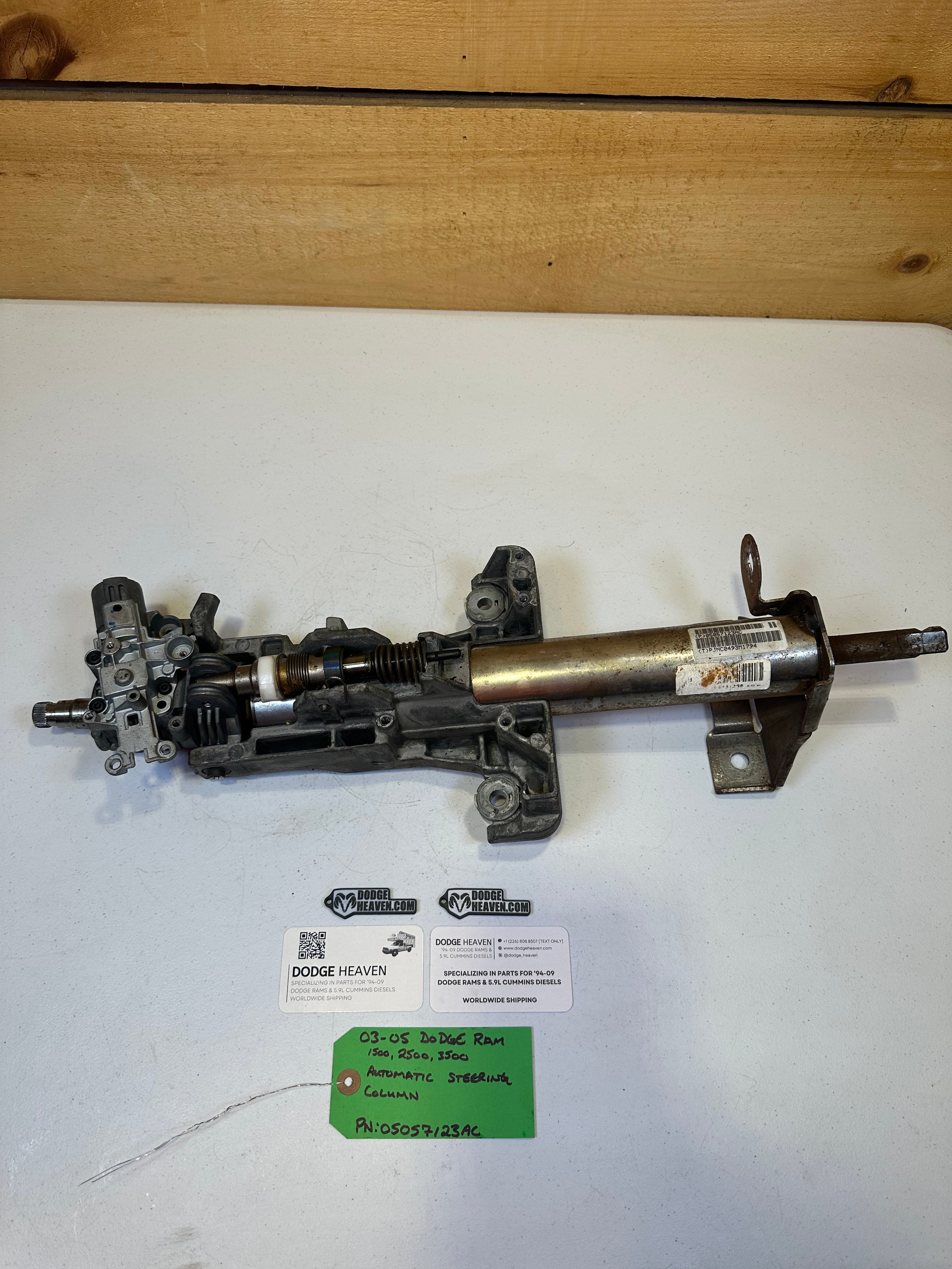 2003-2005 Dodge Ram 1500 2500 3500 Automatic Steering Column (OEM)