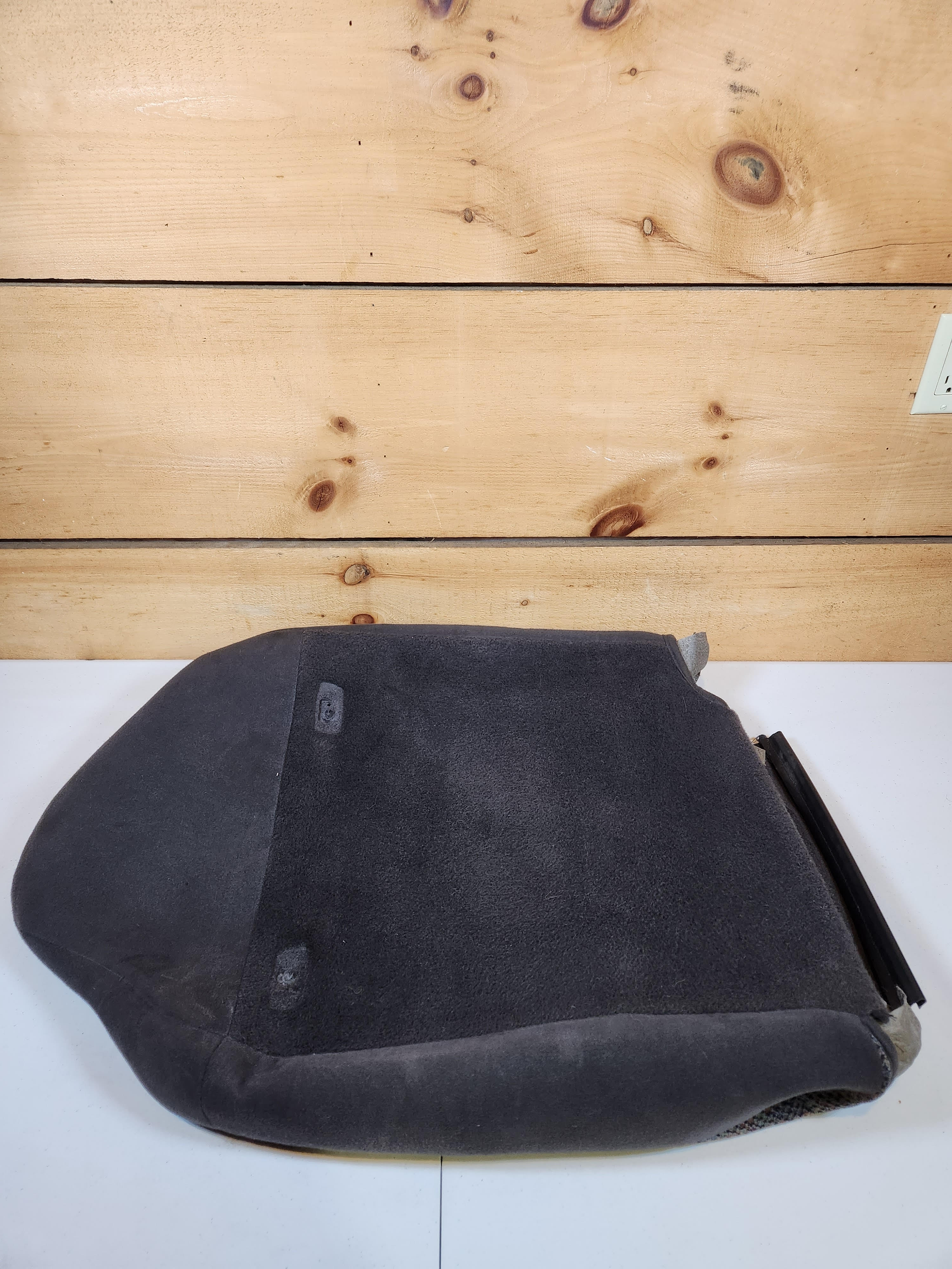 1998-2002 Dodge Ram Passenger Side Seat Back Cover Cloth Agate Dark Grey