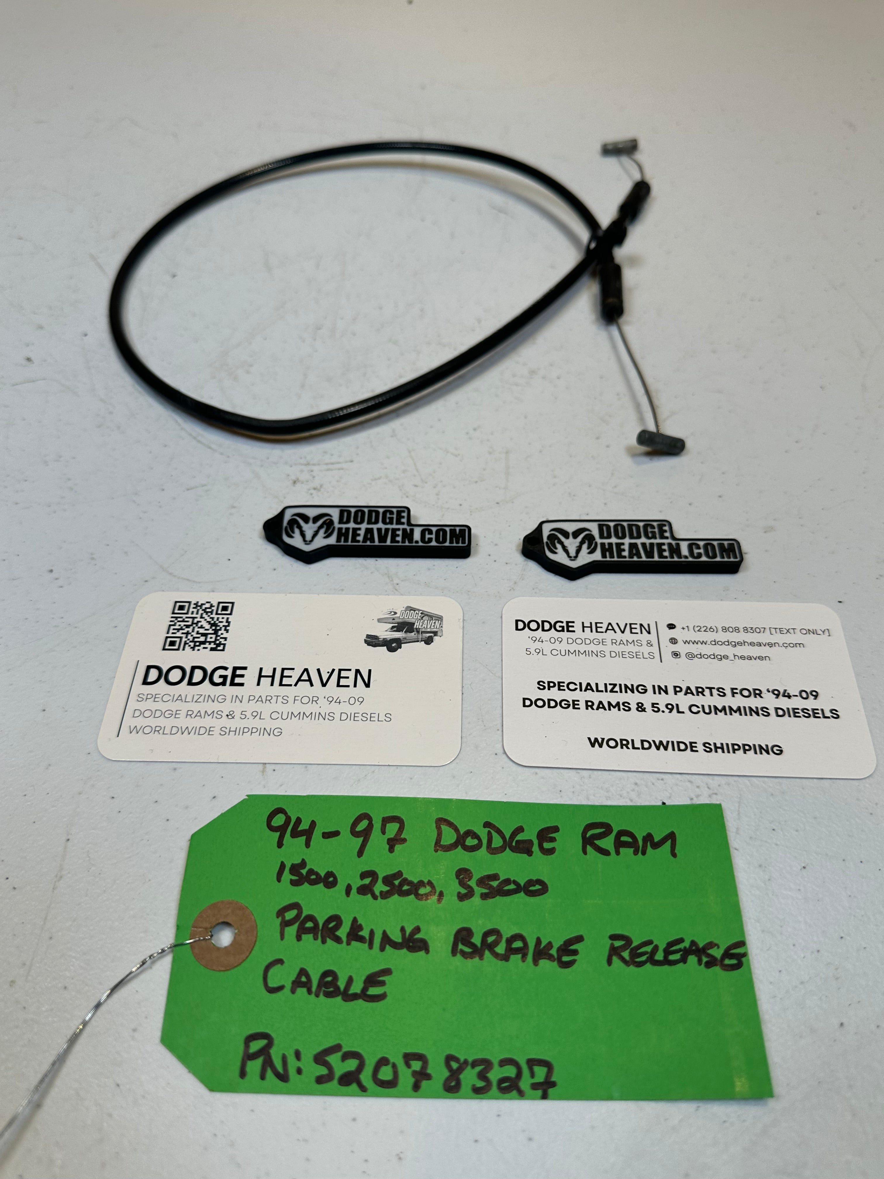 1994-1997 Dodge Ram Parking Brake Emergency Brake Release Cable