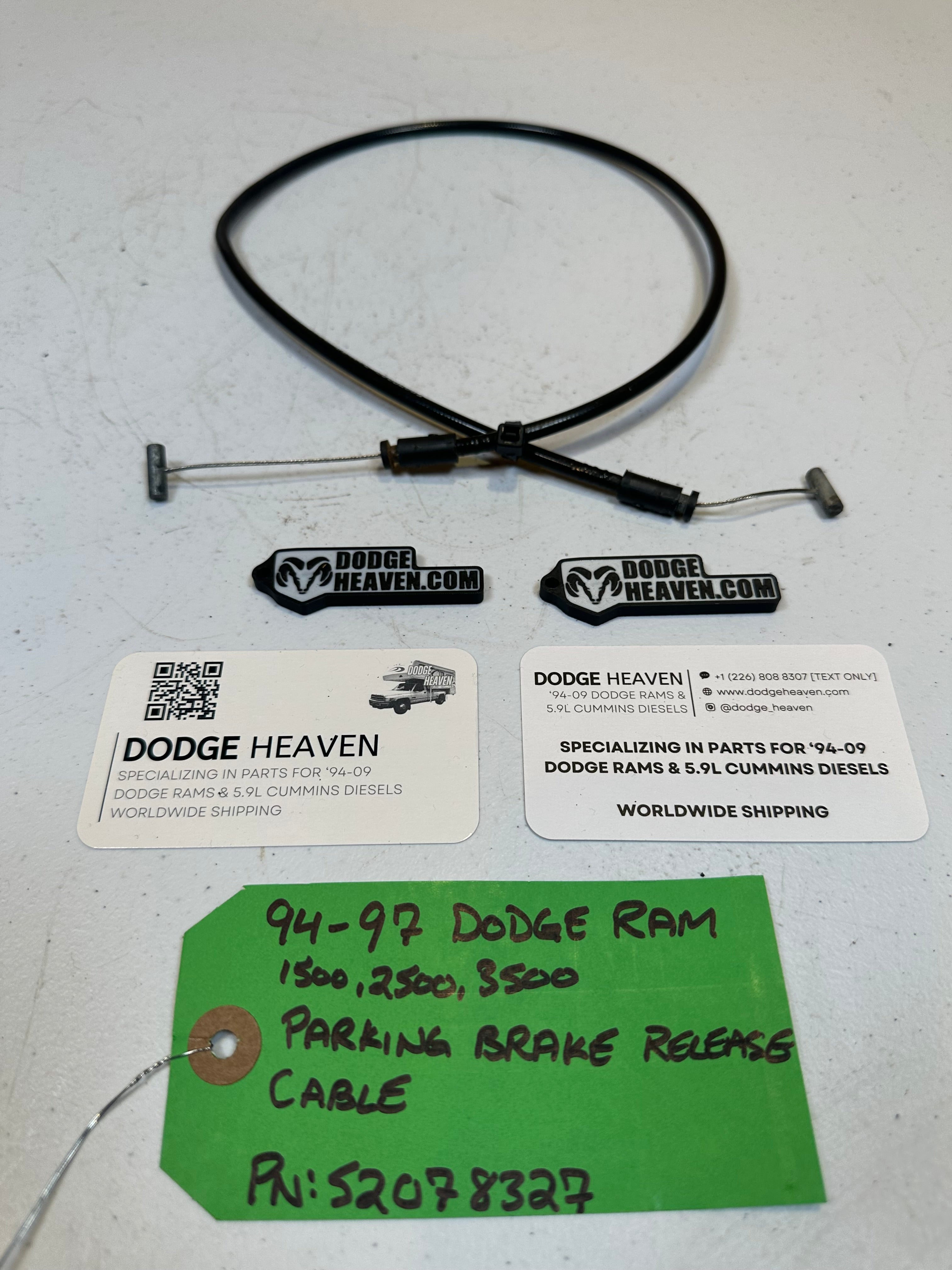 1994-1997 Dodge Ram Parking Brake Emergency Brake Release Cable