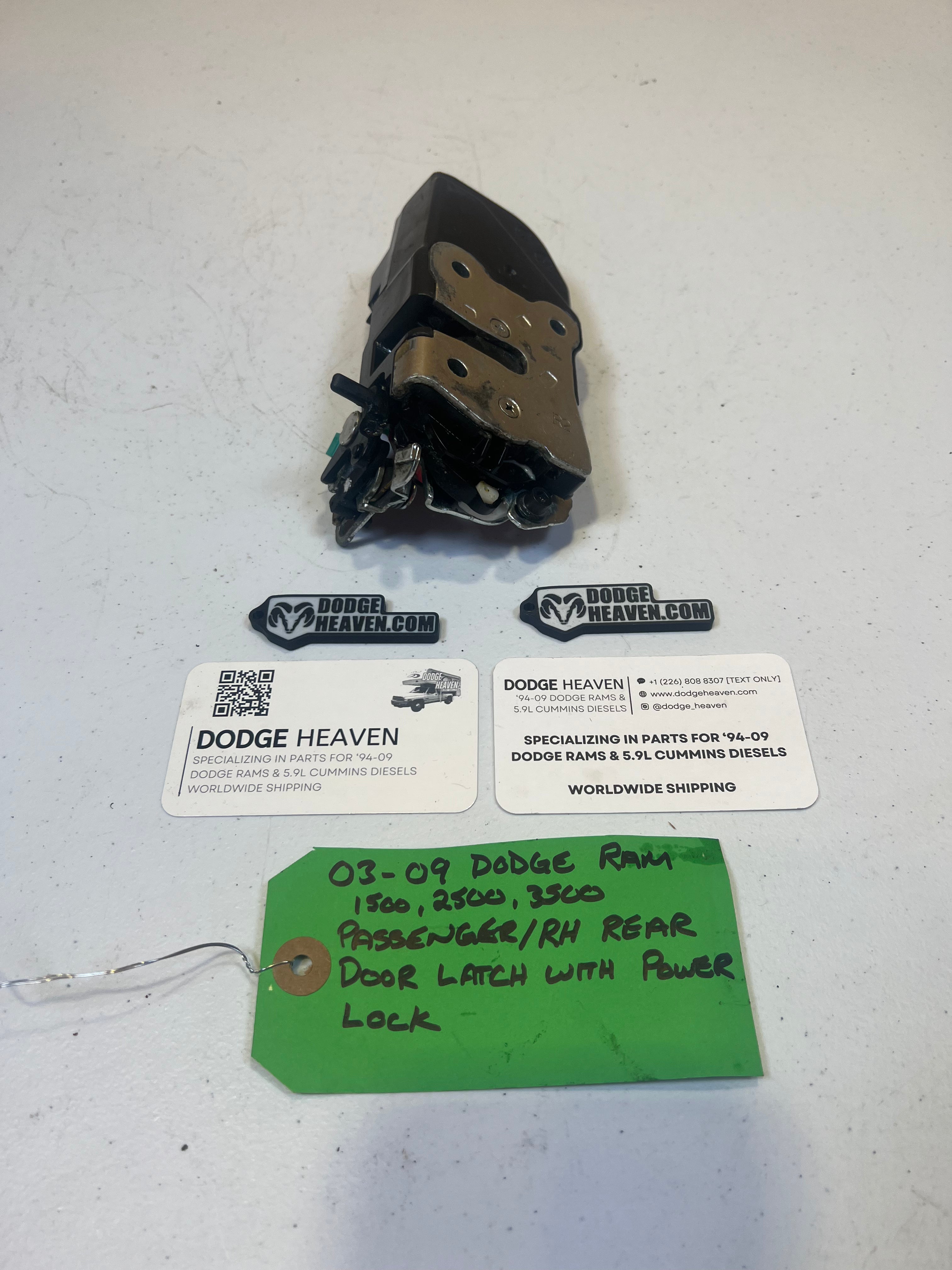 2003-2009 Dodge Ram Passenger RH Rear Door lock Actuator