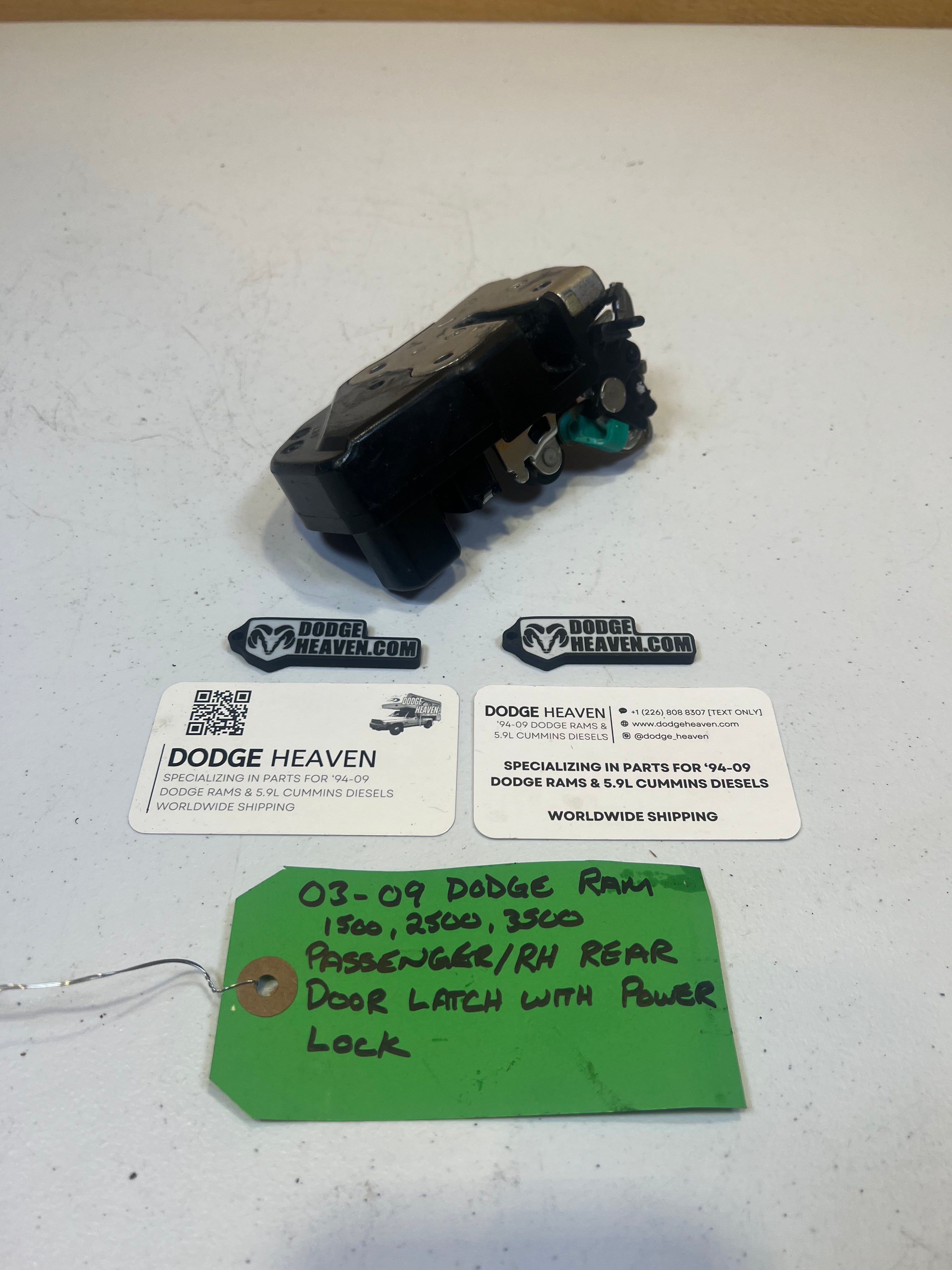 2003-2009 Dodge Ram Passenger RH Rear Door lock Actuator