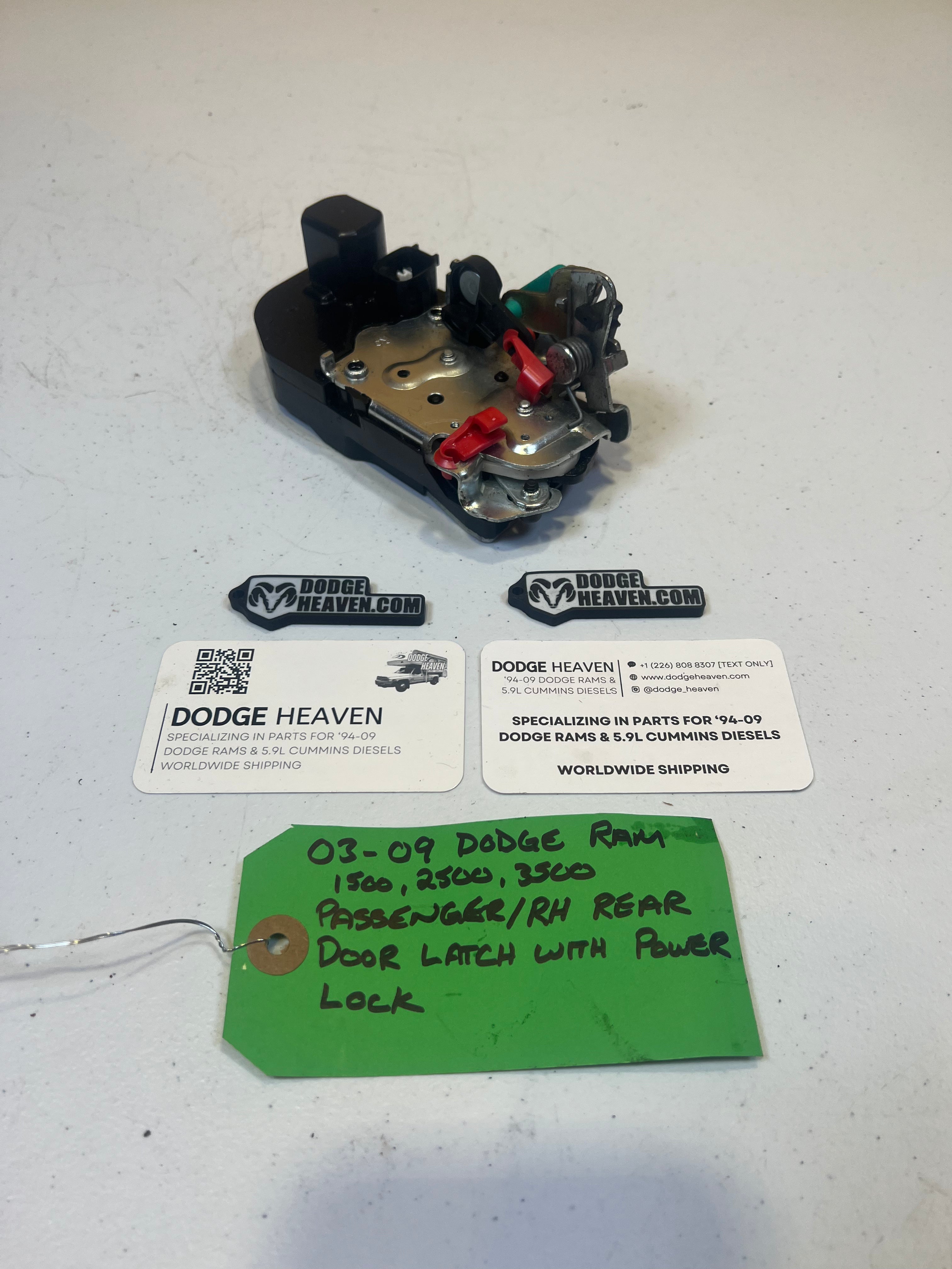 2003-2009 Dodge Ram Passenger RH Rear Door lock Actuator