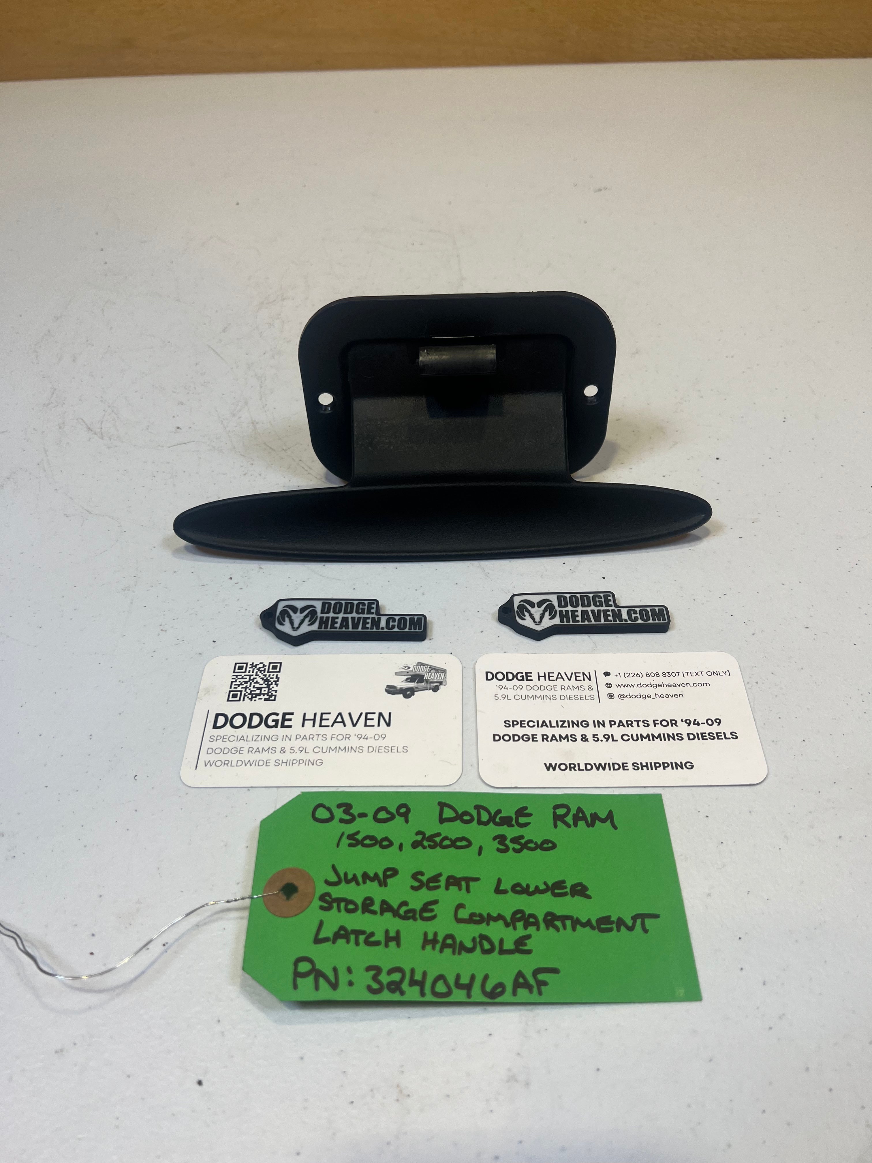2003-2009 Dodge Ram Jumper Seat Lower Storage Latch Handle
