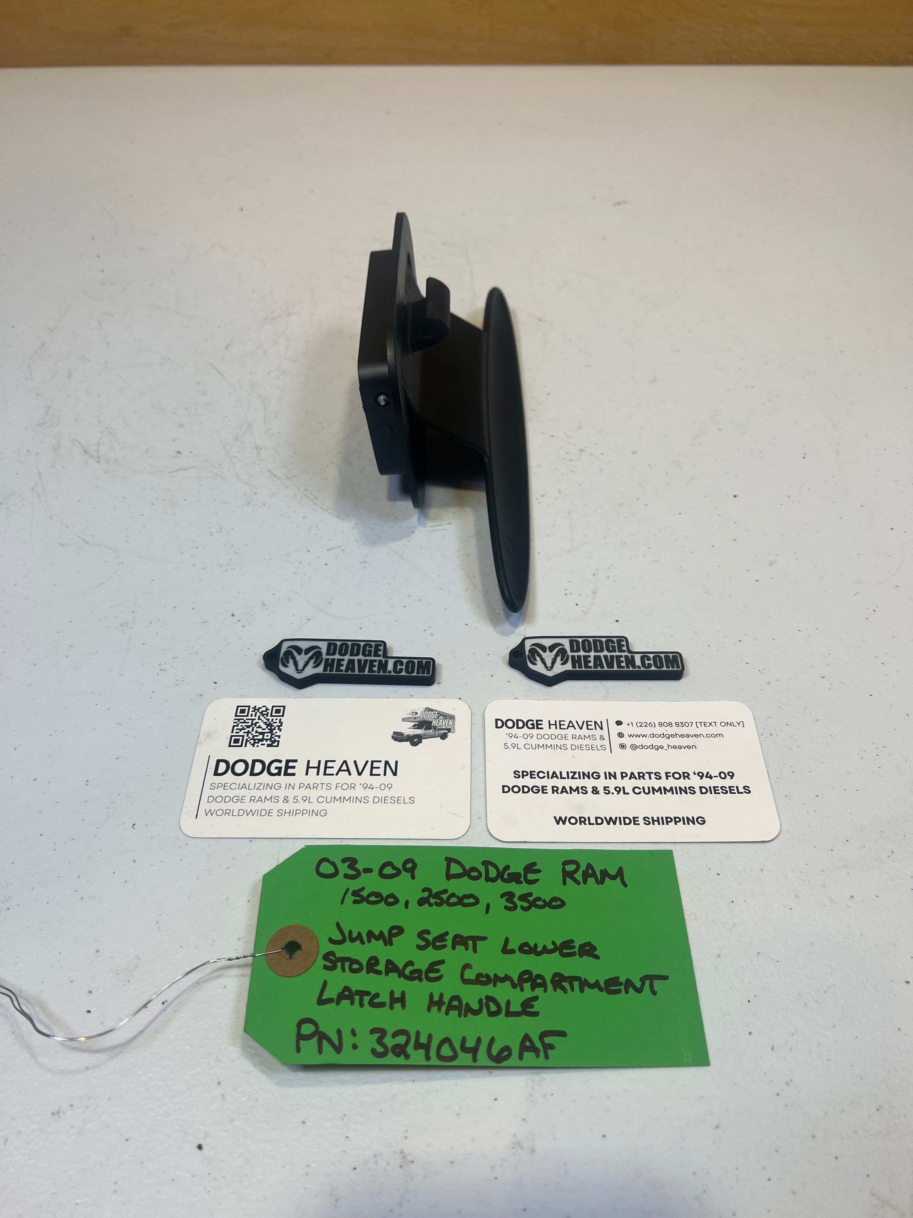 2003-2009 Dodge Ram Jumper Seat Lower Storage Latch Handle