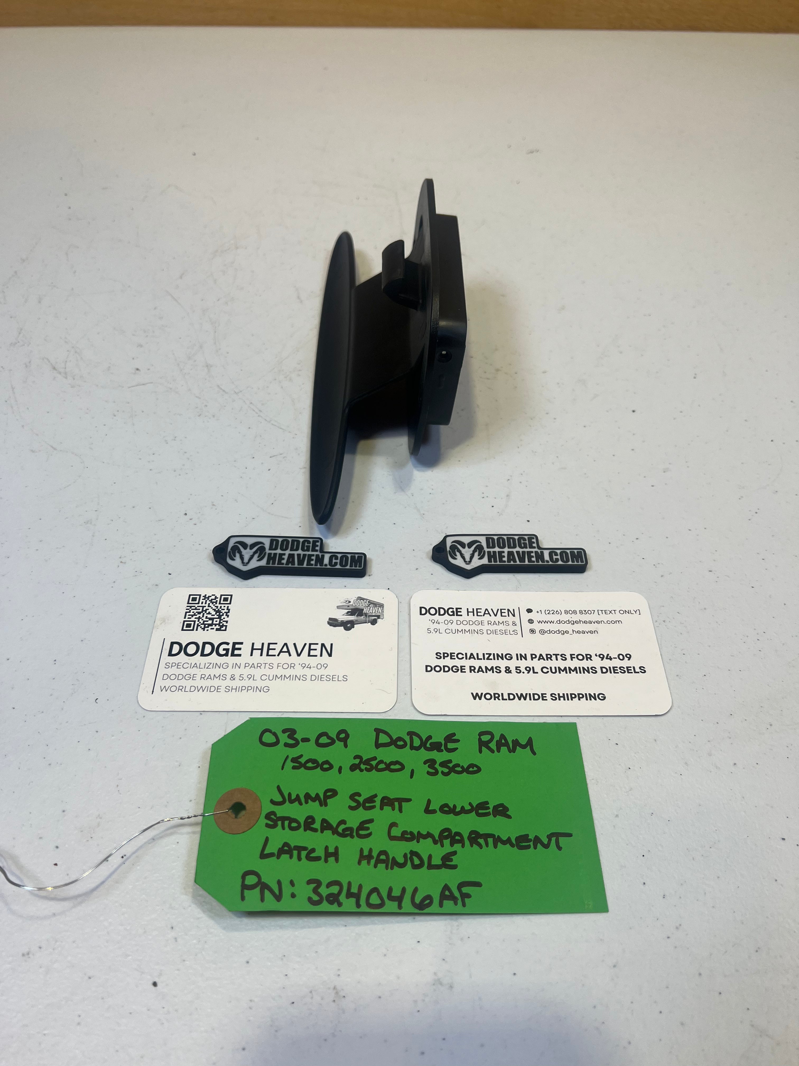 2003-2009 Dodge Ram Jumper Seat Lower Storage Latch Handle