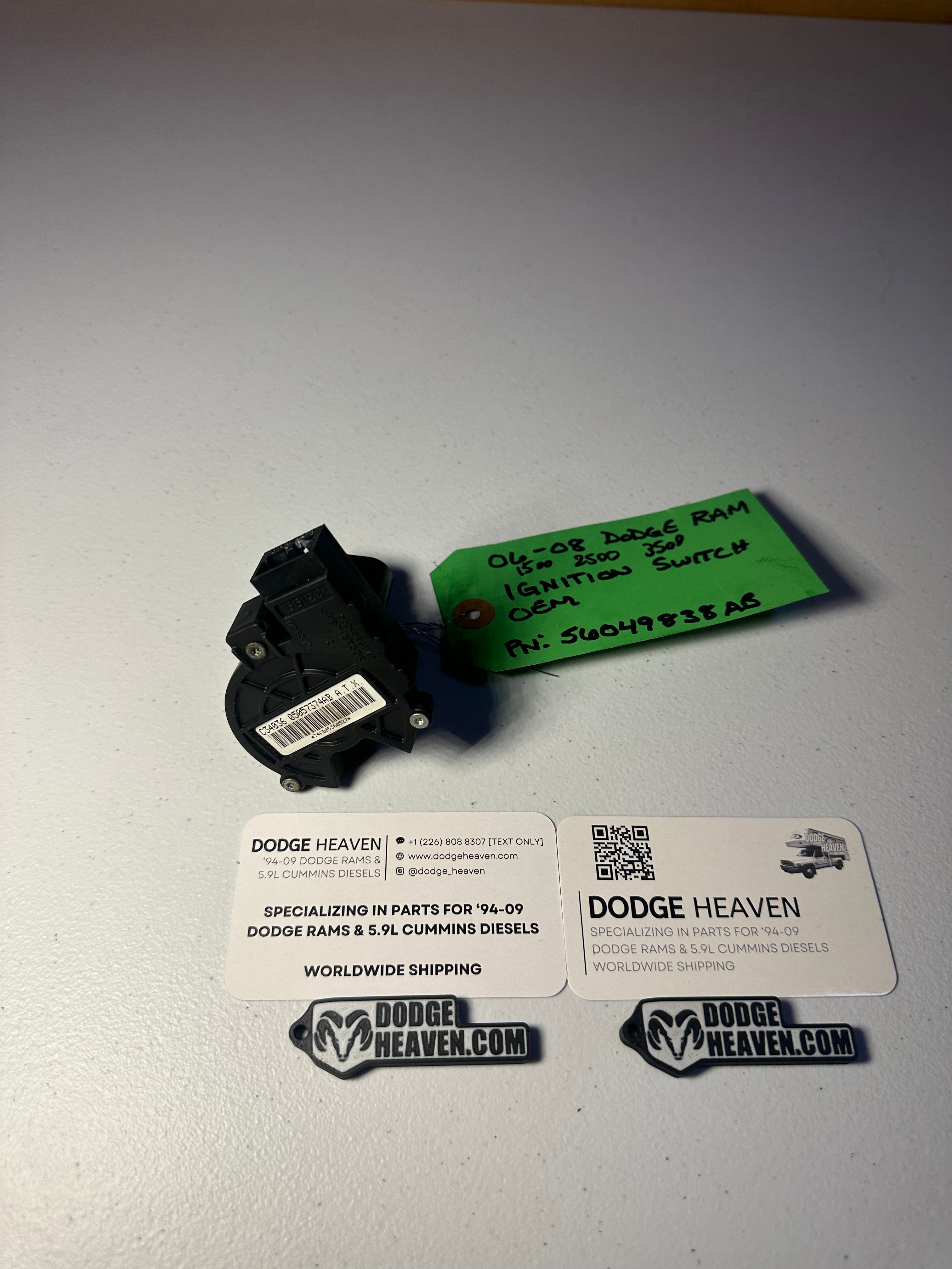 2006-2009 Dodge Ram 1500 2500 3500 Ignition switch