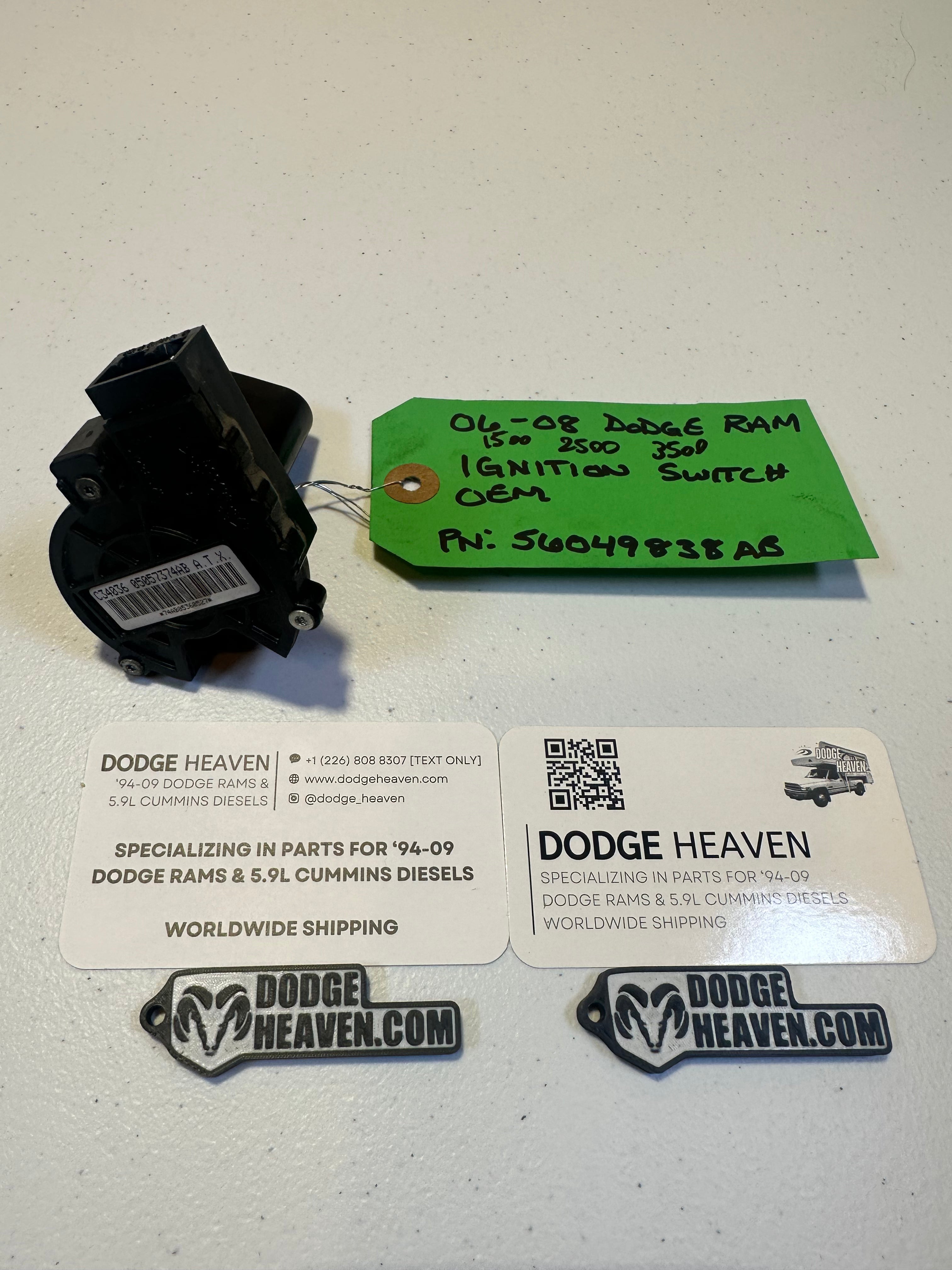 2006-2009 Dodge Ram 1500 2500 3500 Ignition switch