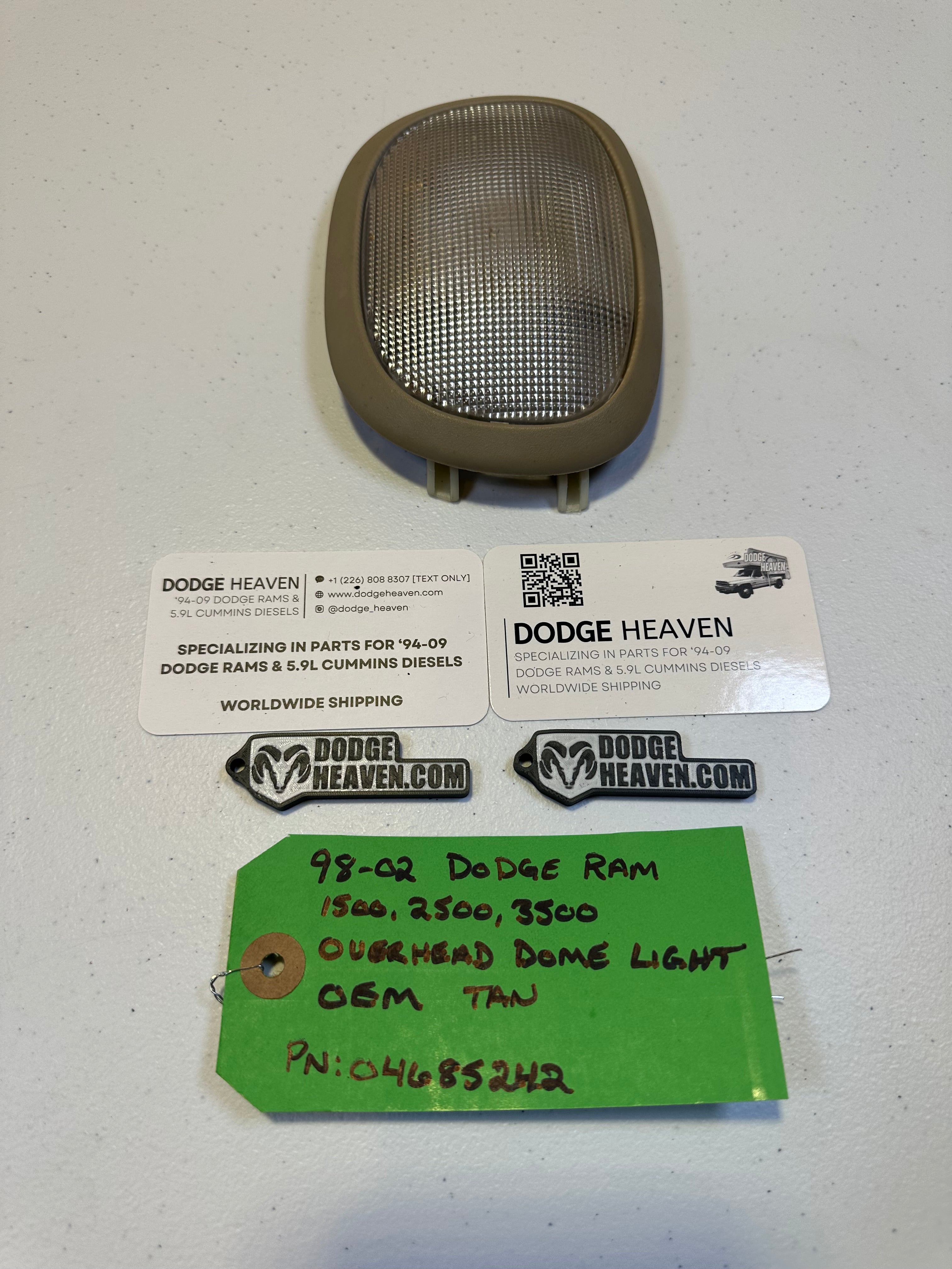 1998-2002 Dodge Ram Interior Overhead Dome Light