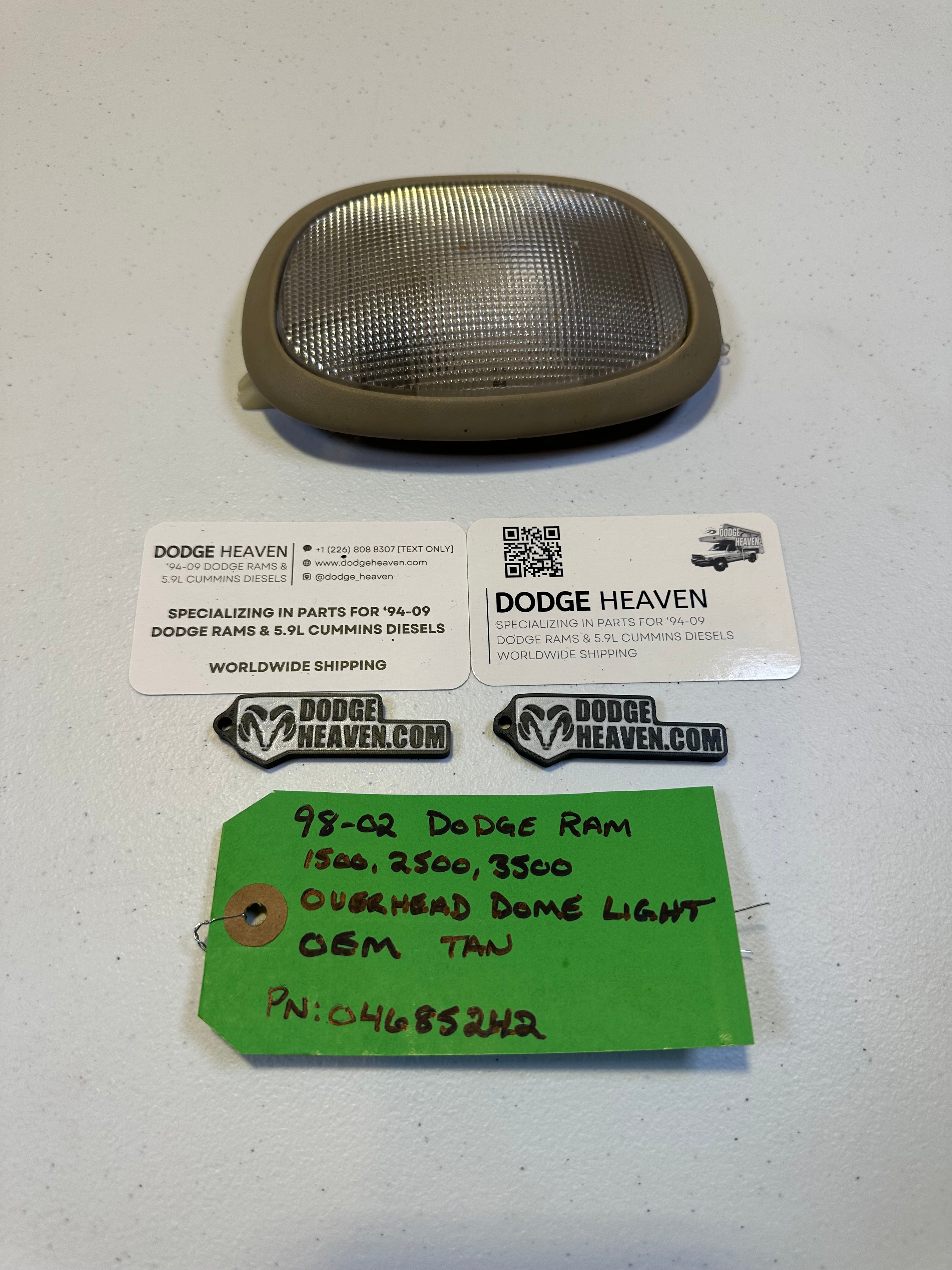 1998-2002 Dodge Ram Interior Overhead Dome Light