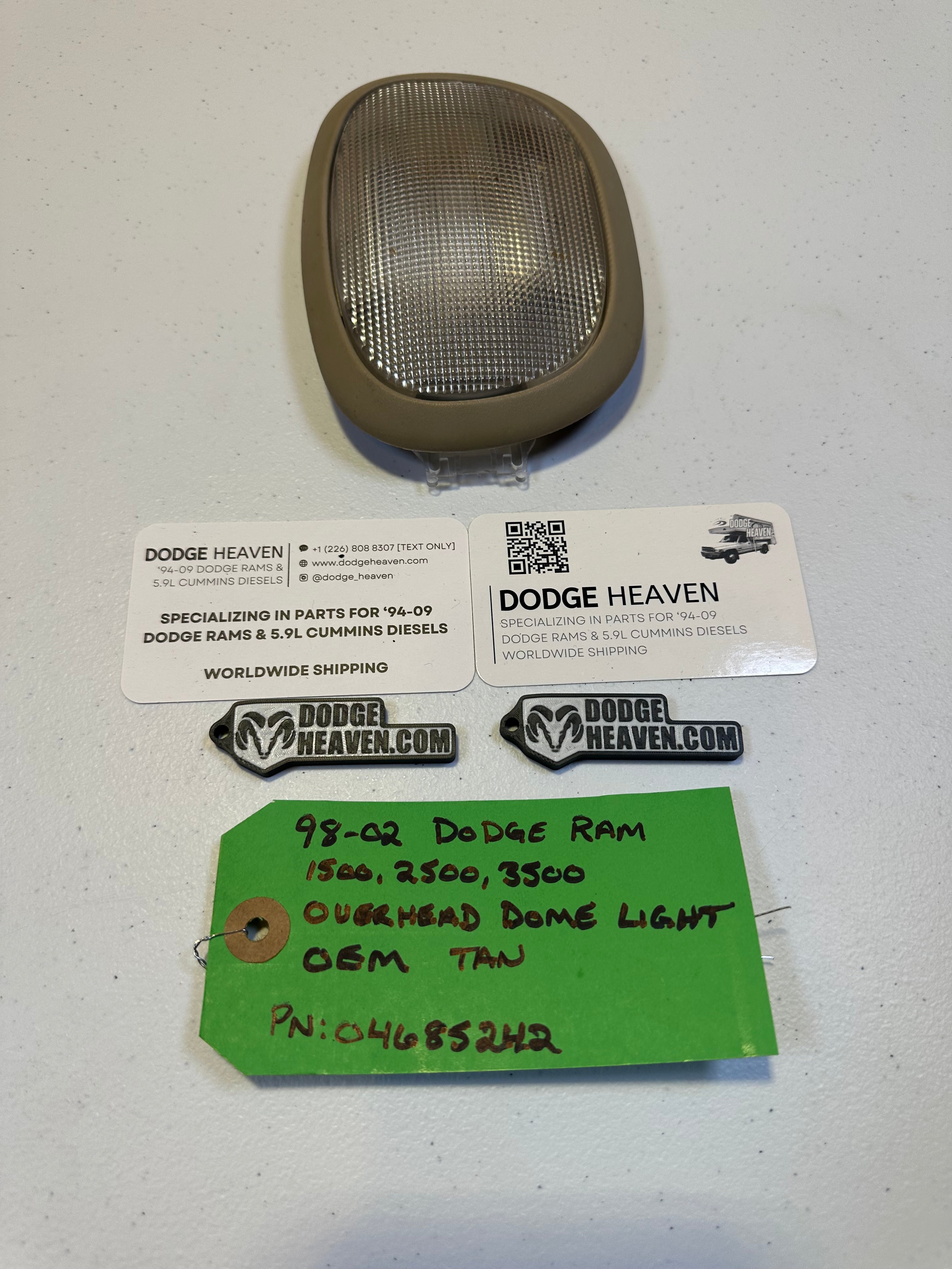 1998-2002 Dodge Ram Interior Overhead Dome Light