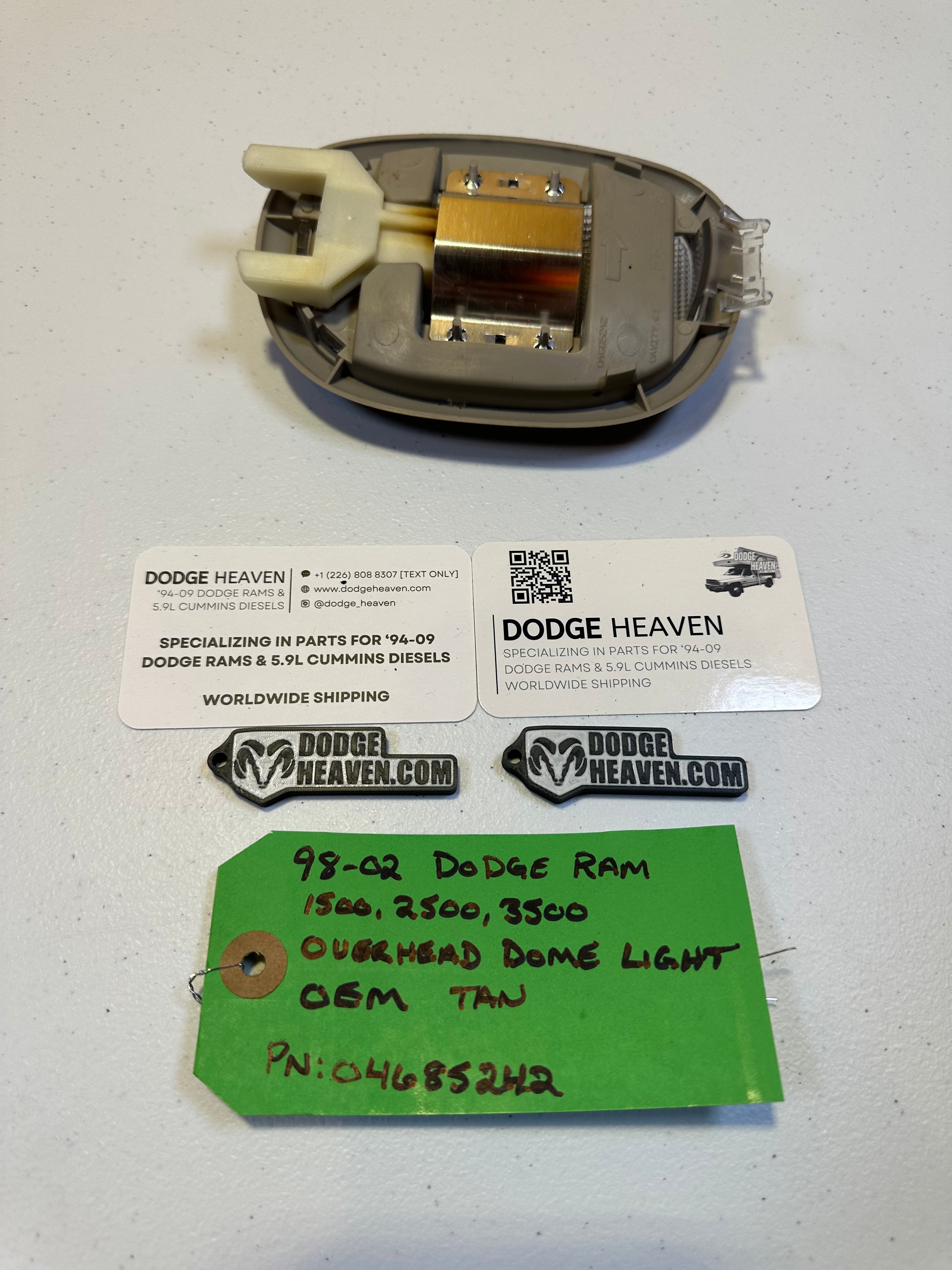 1998-2002 Dodge Ram Interior Overhead Dome Light