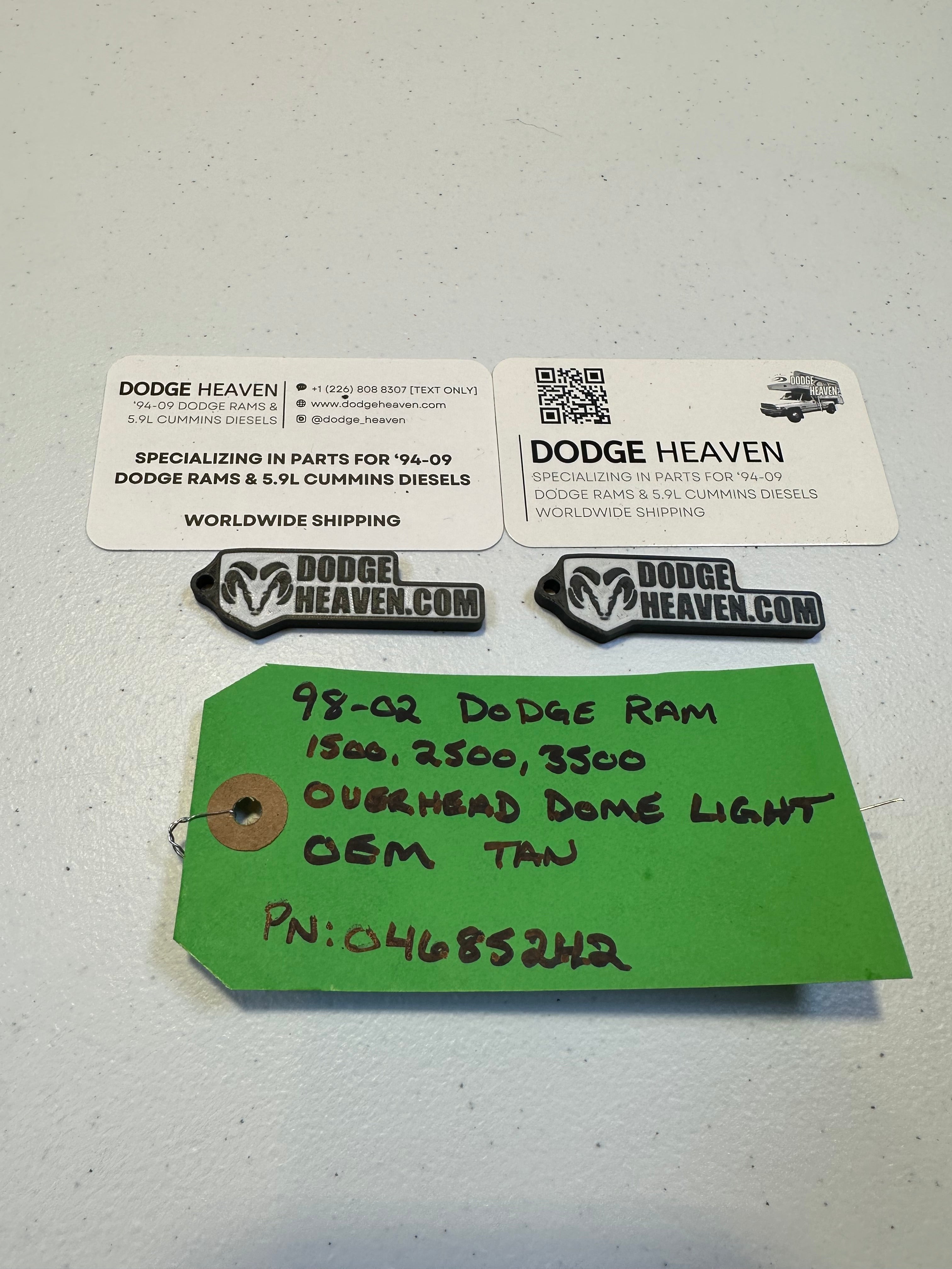 1998-2002 Dodge Ram Interior Overhead Dome Light