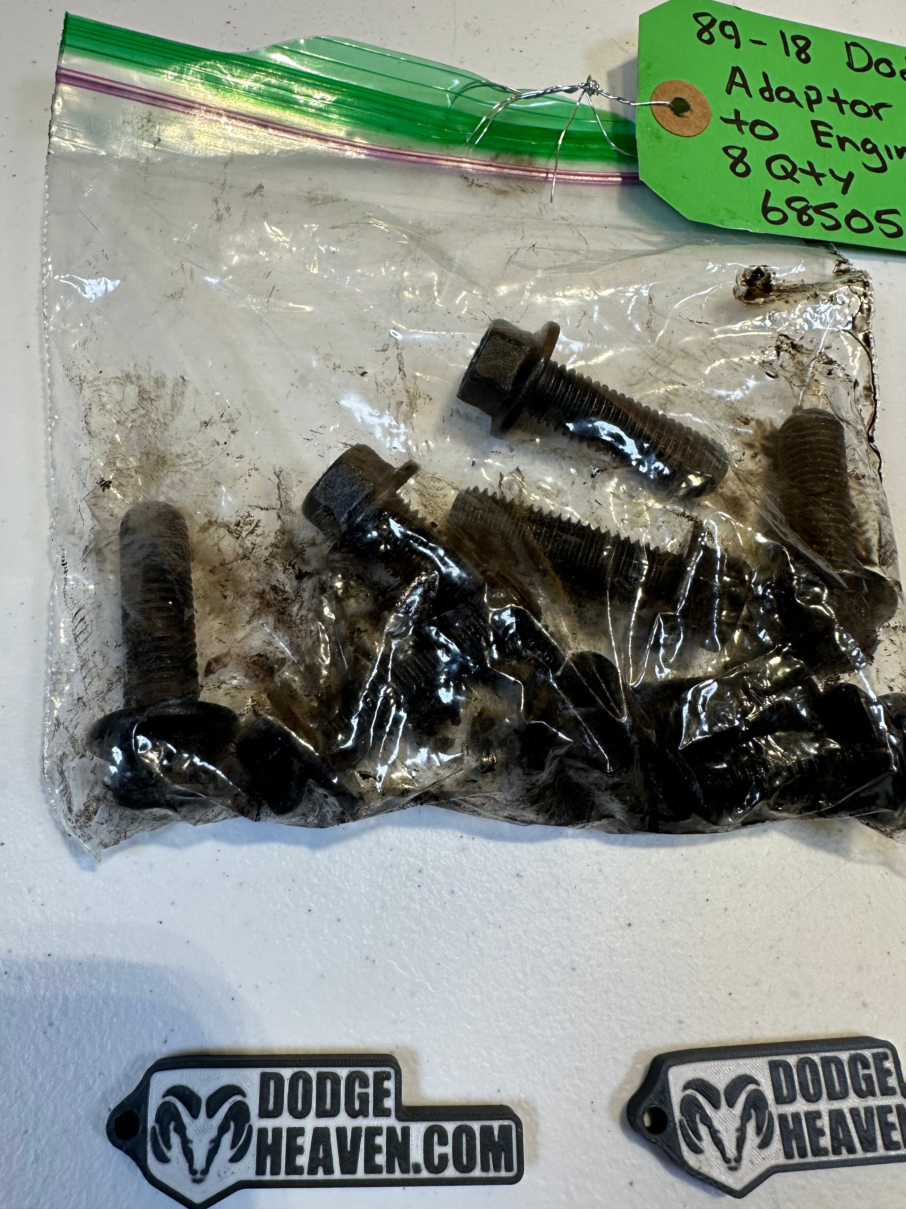1989-2018 Dodge Ram 5.9L Cummins Adaptor Plate To Engine Bolts Qty 8
