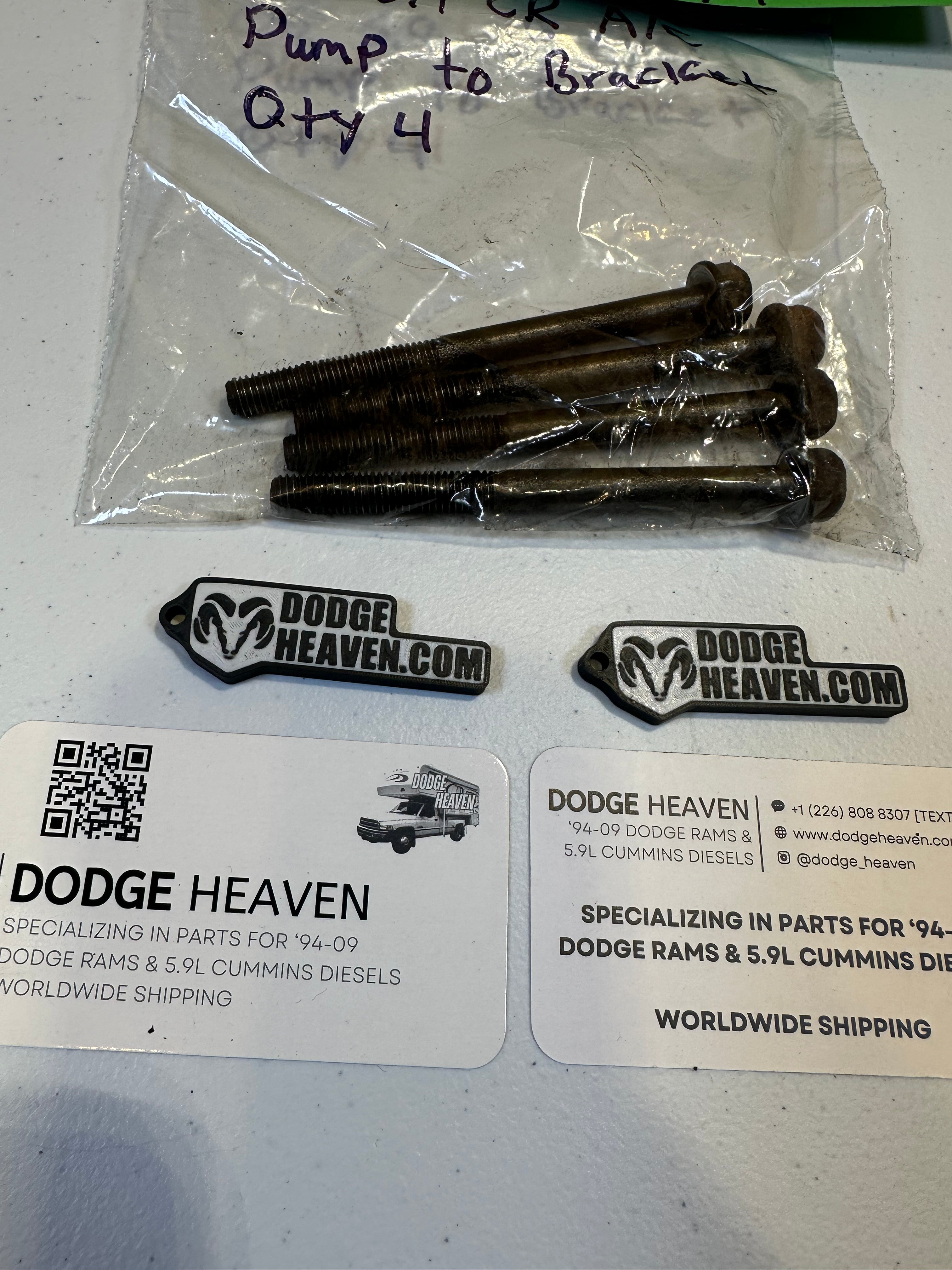 2003-2007 Dodge Ram 2500 3500 5.9L Cummins A/C Compressor To Bracket Bolts Qty 4