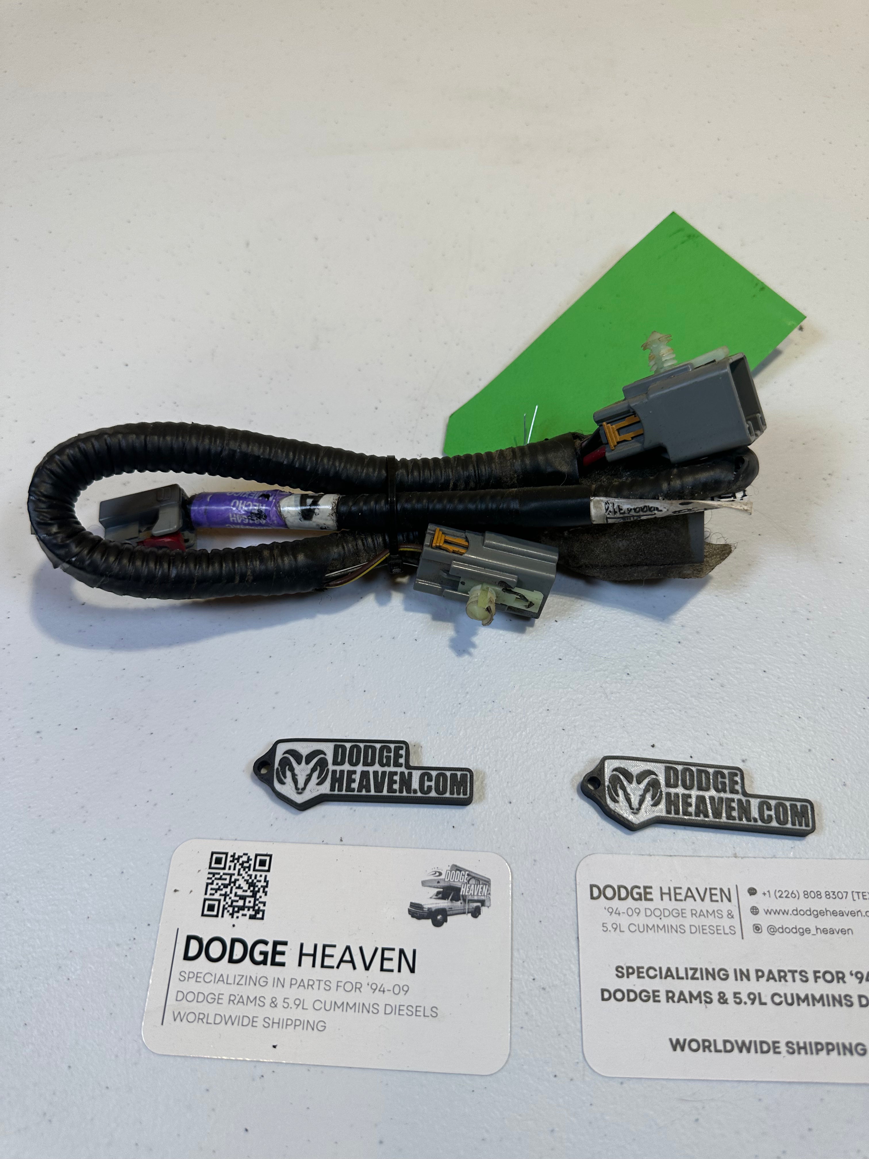 2006-2009 Dodge Ram Jumper Seat Harness Passenger Power & Heated Seats