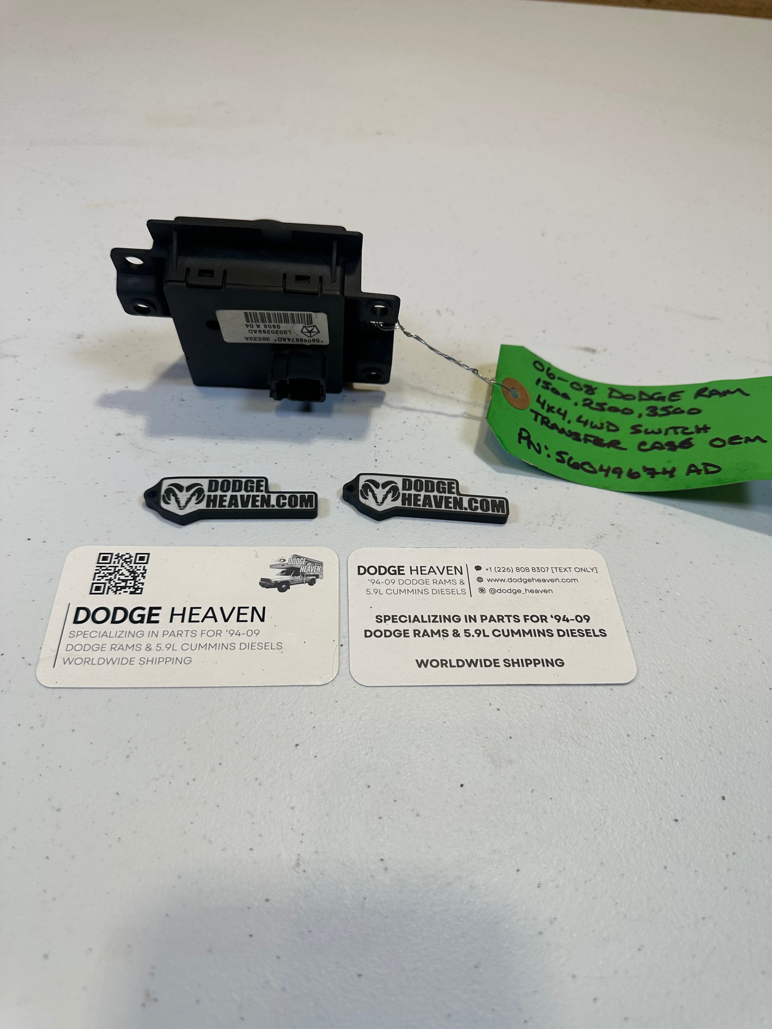 2006-2009 Dodge Ram 4x4 4wd Transfer Case switch 1500 2500 3500