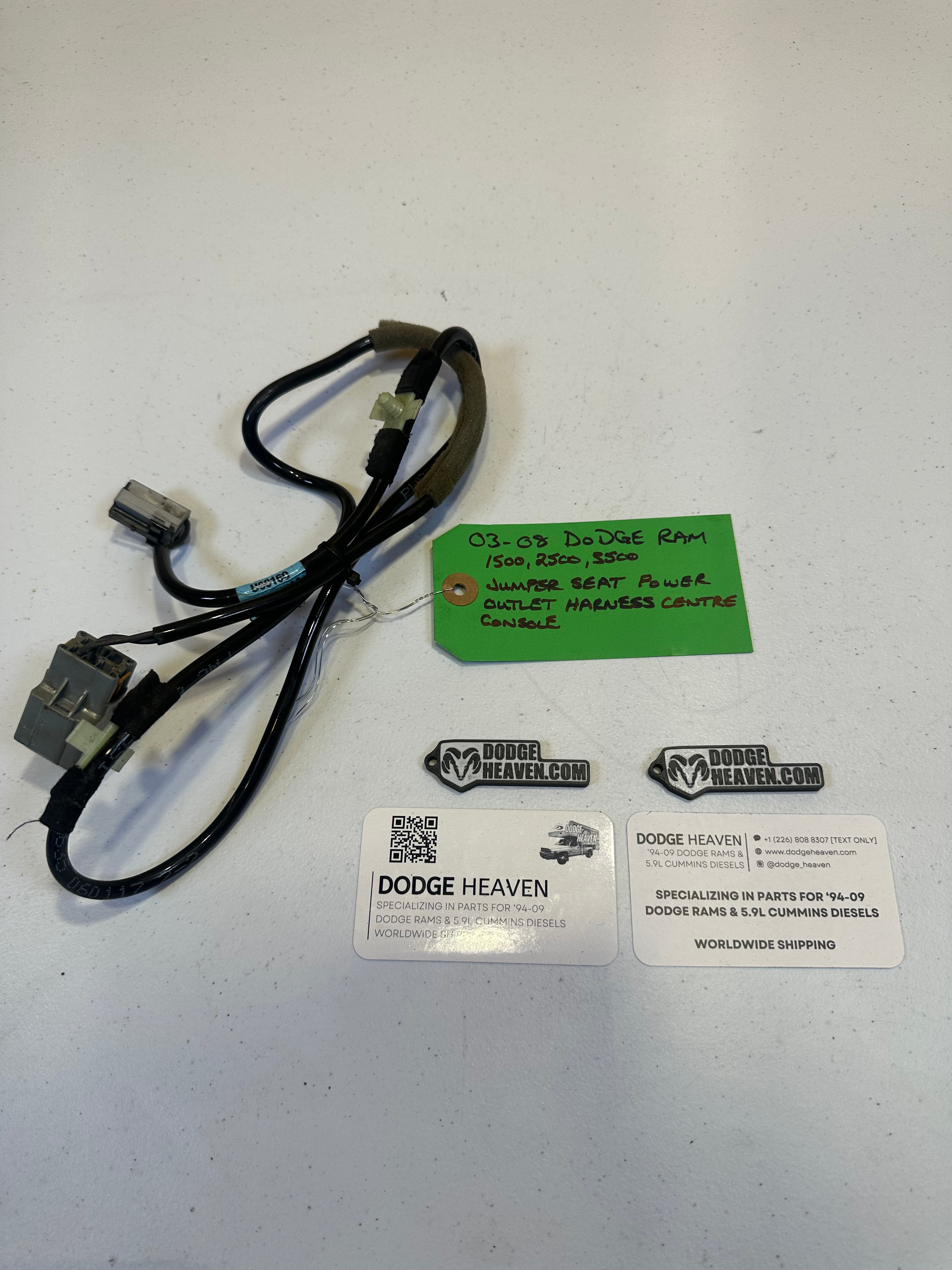 2003-2009 Dodge Ram Center Console Power Outlet Harness