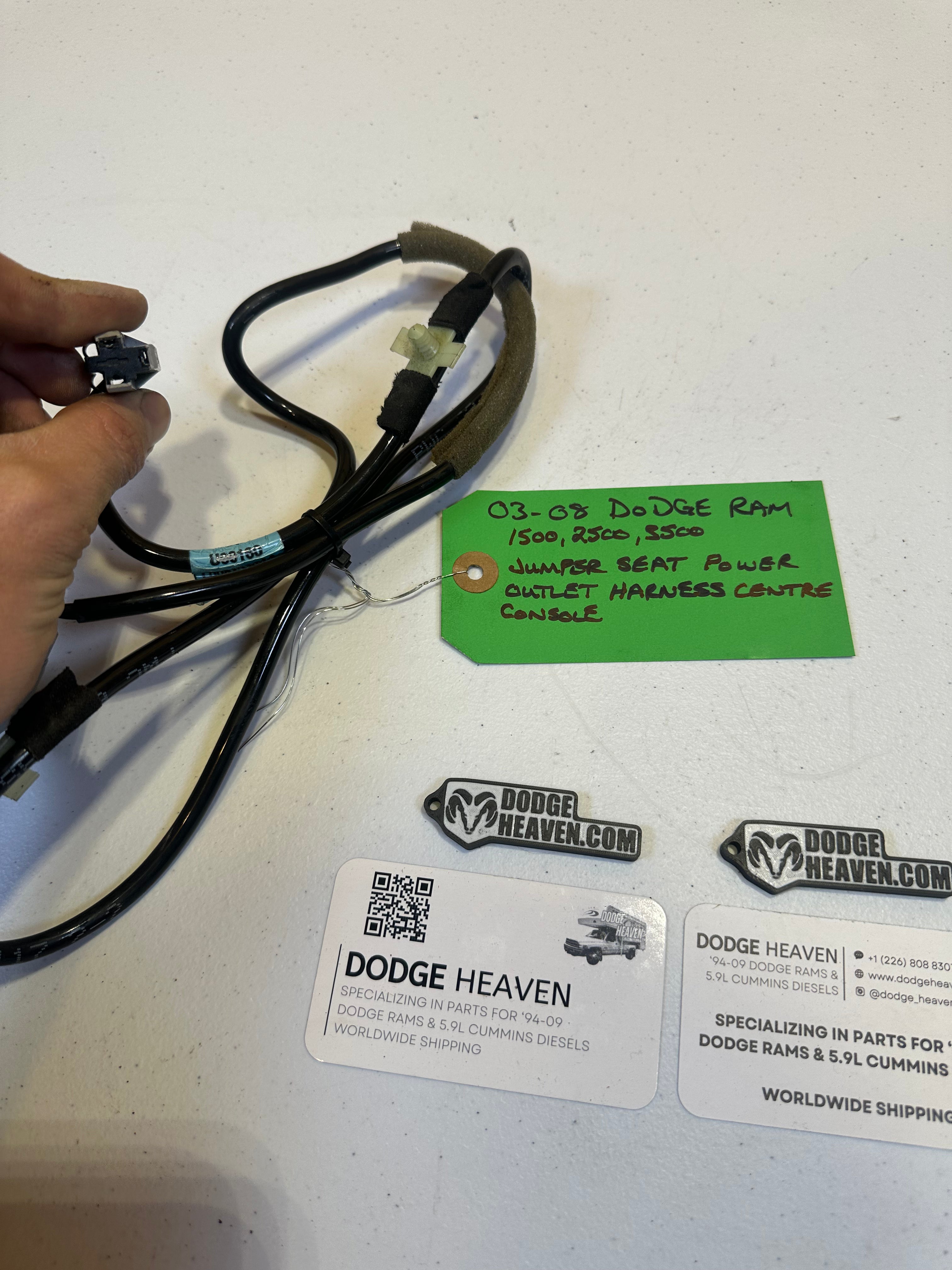 2003-2009 Dodge Ram Center Console Power Outlet Harness