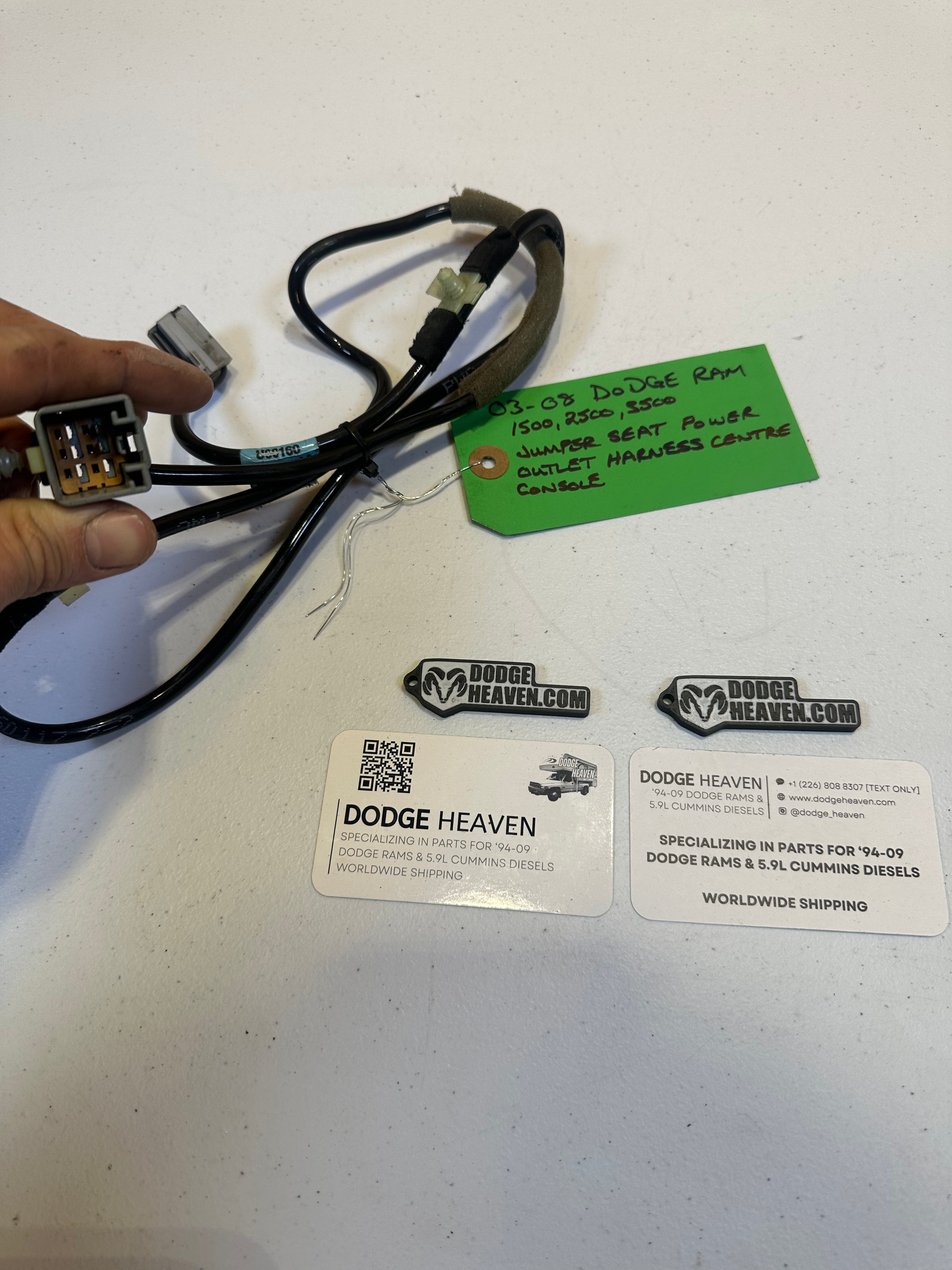 2003-2009 Dodge Ram Center Console Power Outlet Harness