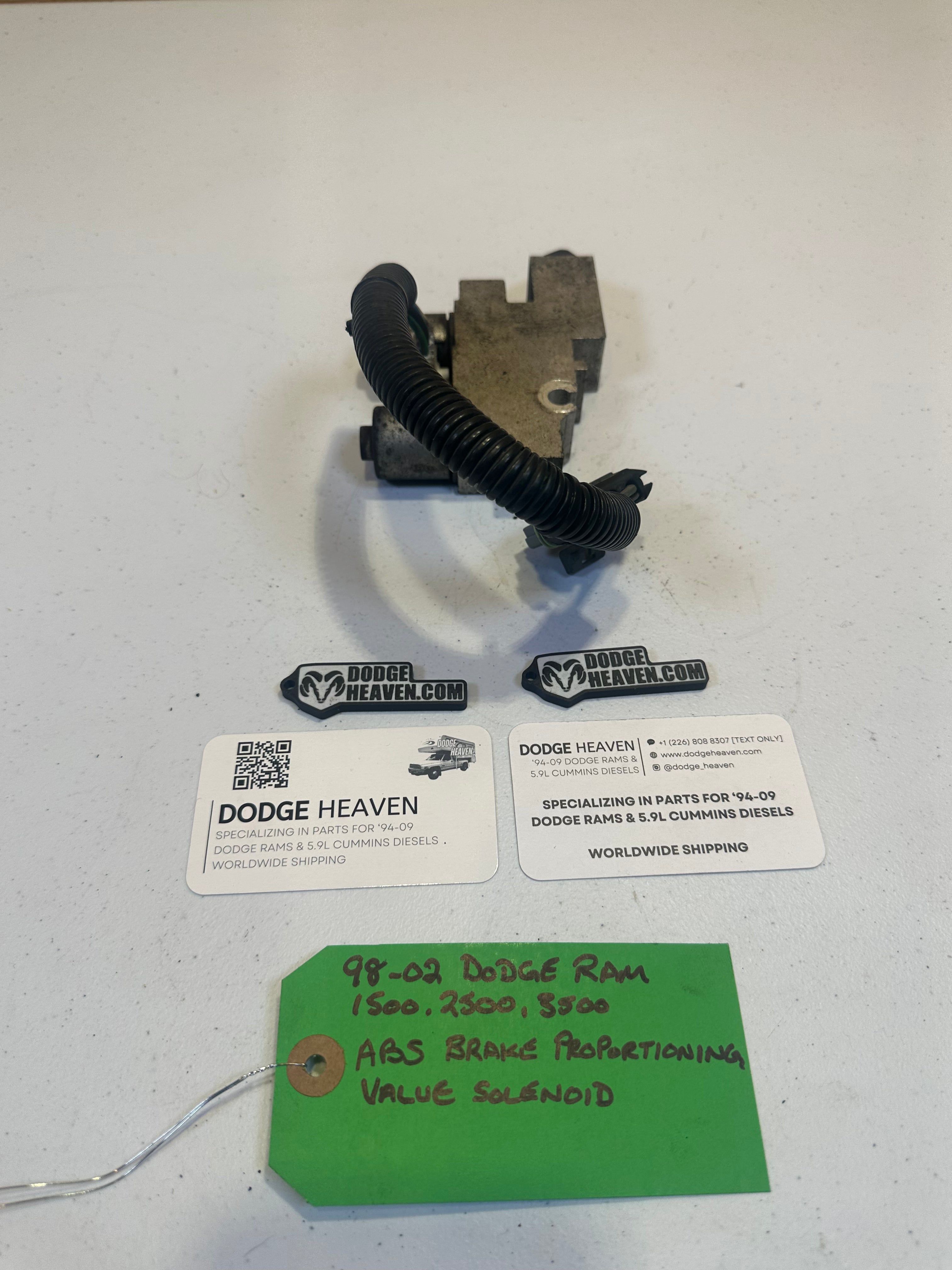 1998-2002 Dodge Ram 1500 2500 3500 ABS Brake Proportioning Valve Solenoid