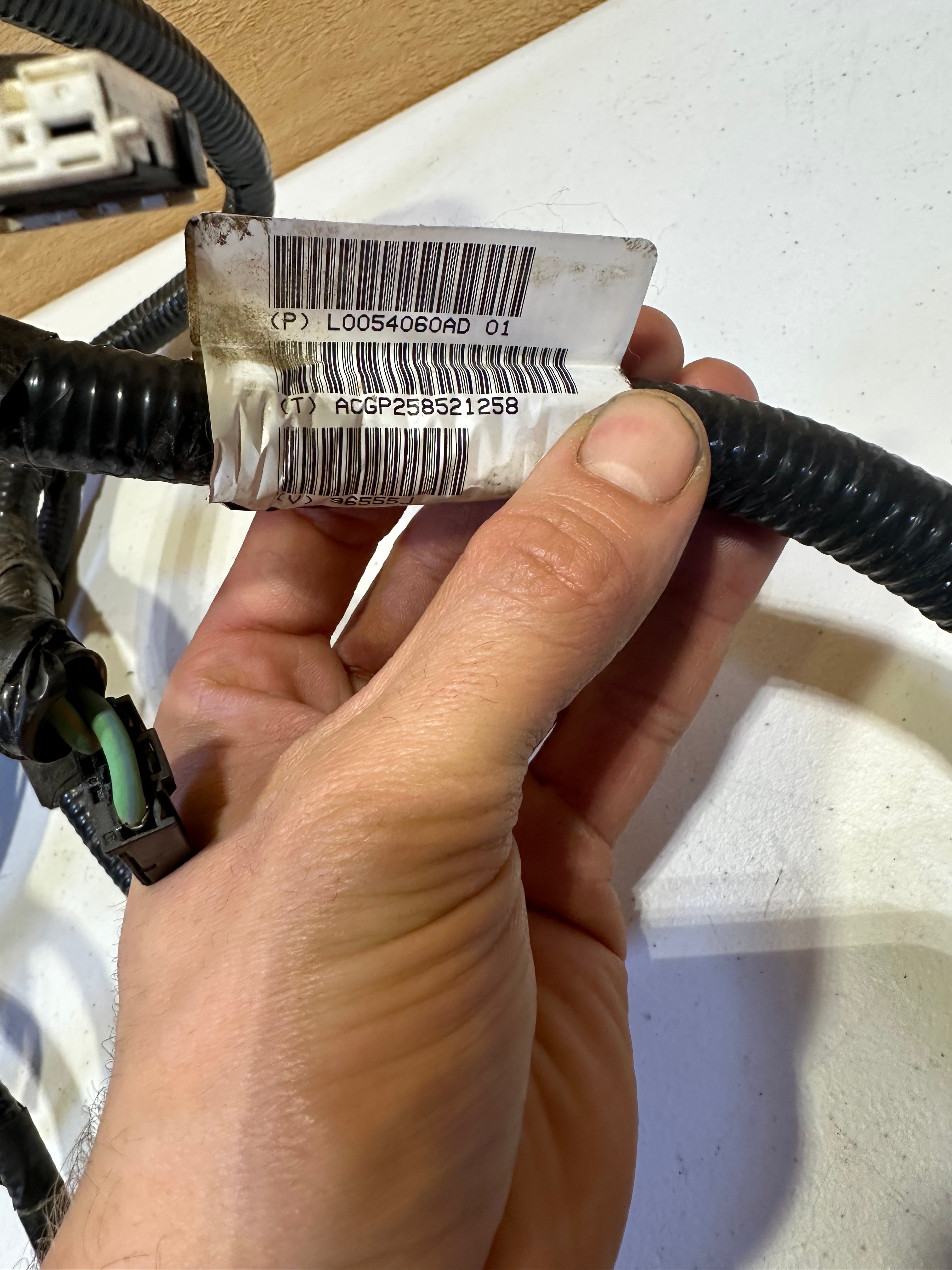 2002-2009 Dodge Ram Driver Seat Power Wiring Harness