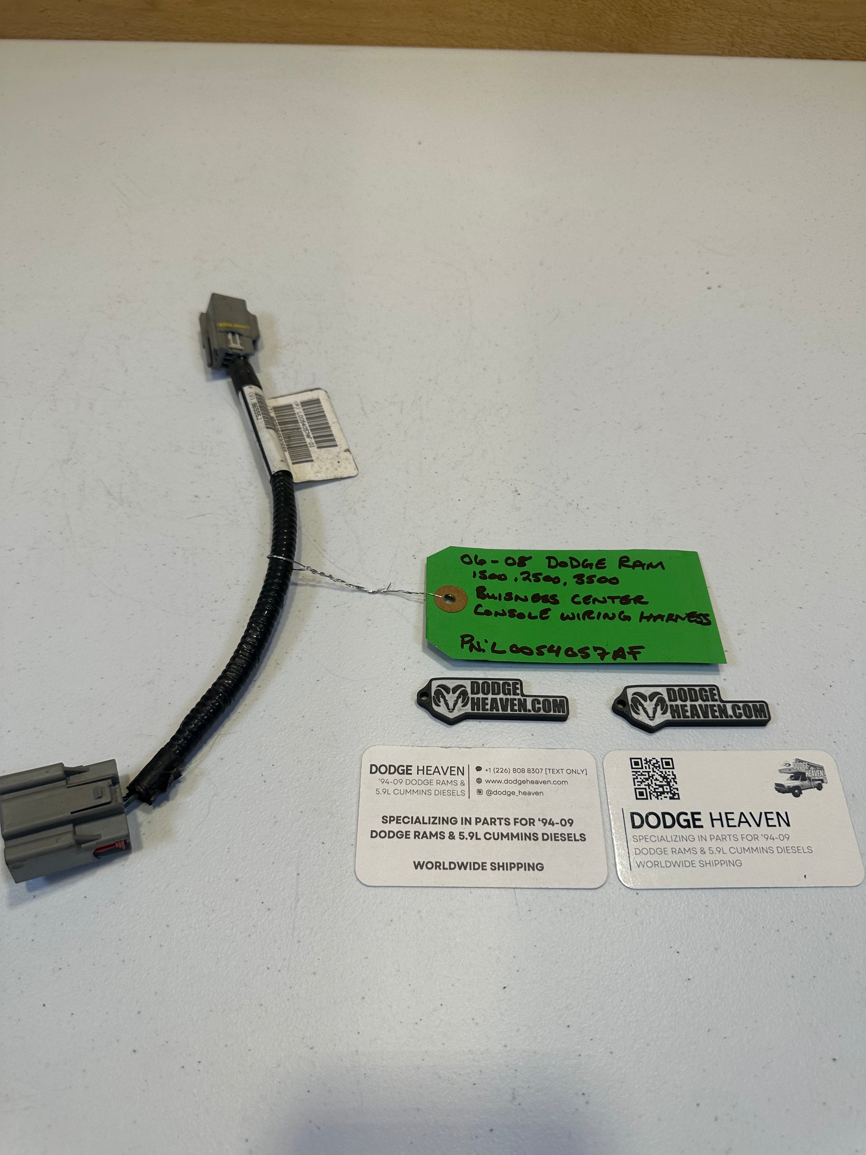 2006-2009 Dodge Ram Business Center Console Wiring Harness
